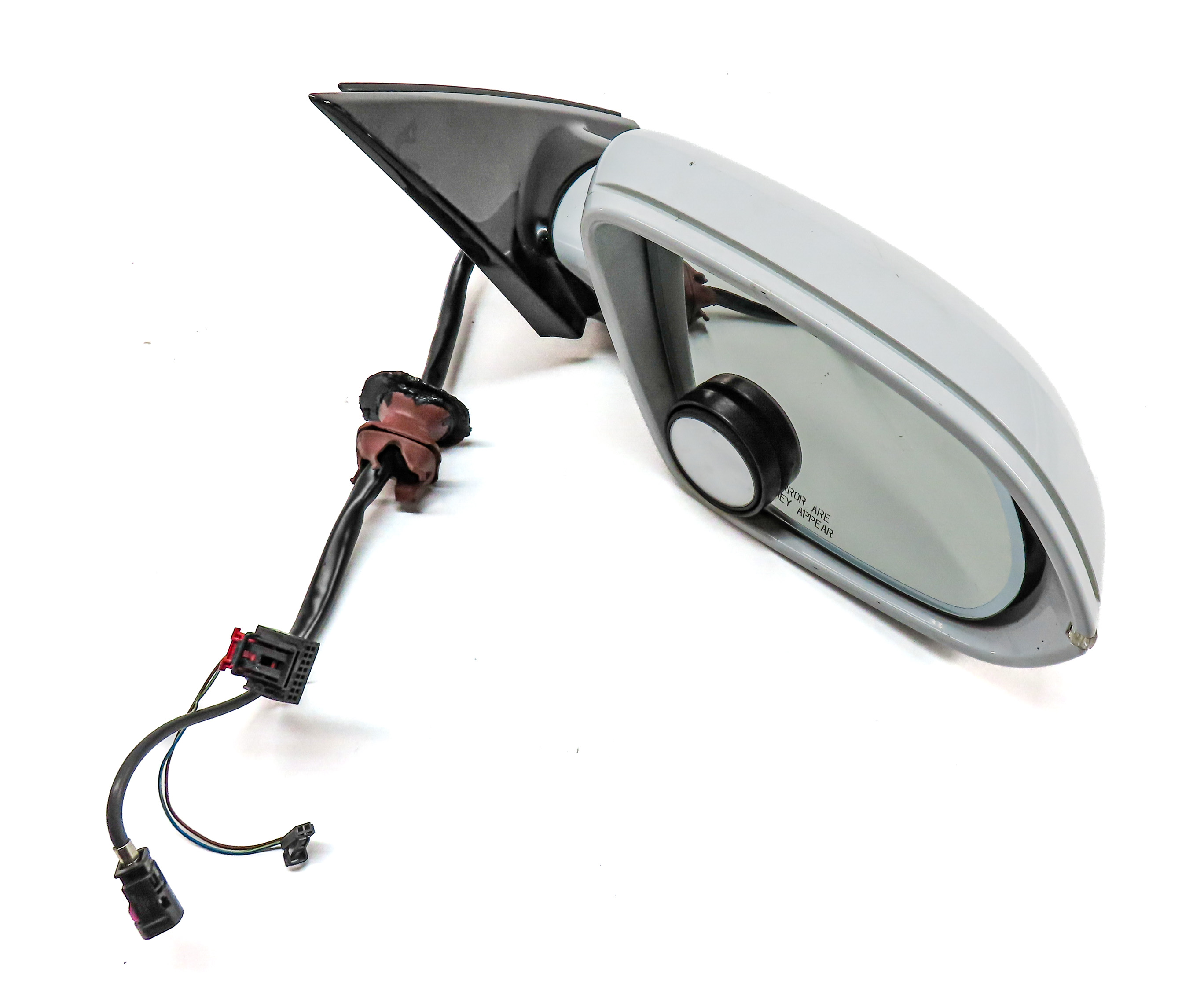 11-18 AUDI A8 S8 D4 4H RIGHT DOOR MIRROR HEAT CAMERA PFOLD AUTODIM BLIND(White) — exact item pictured