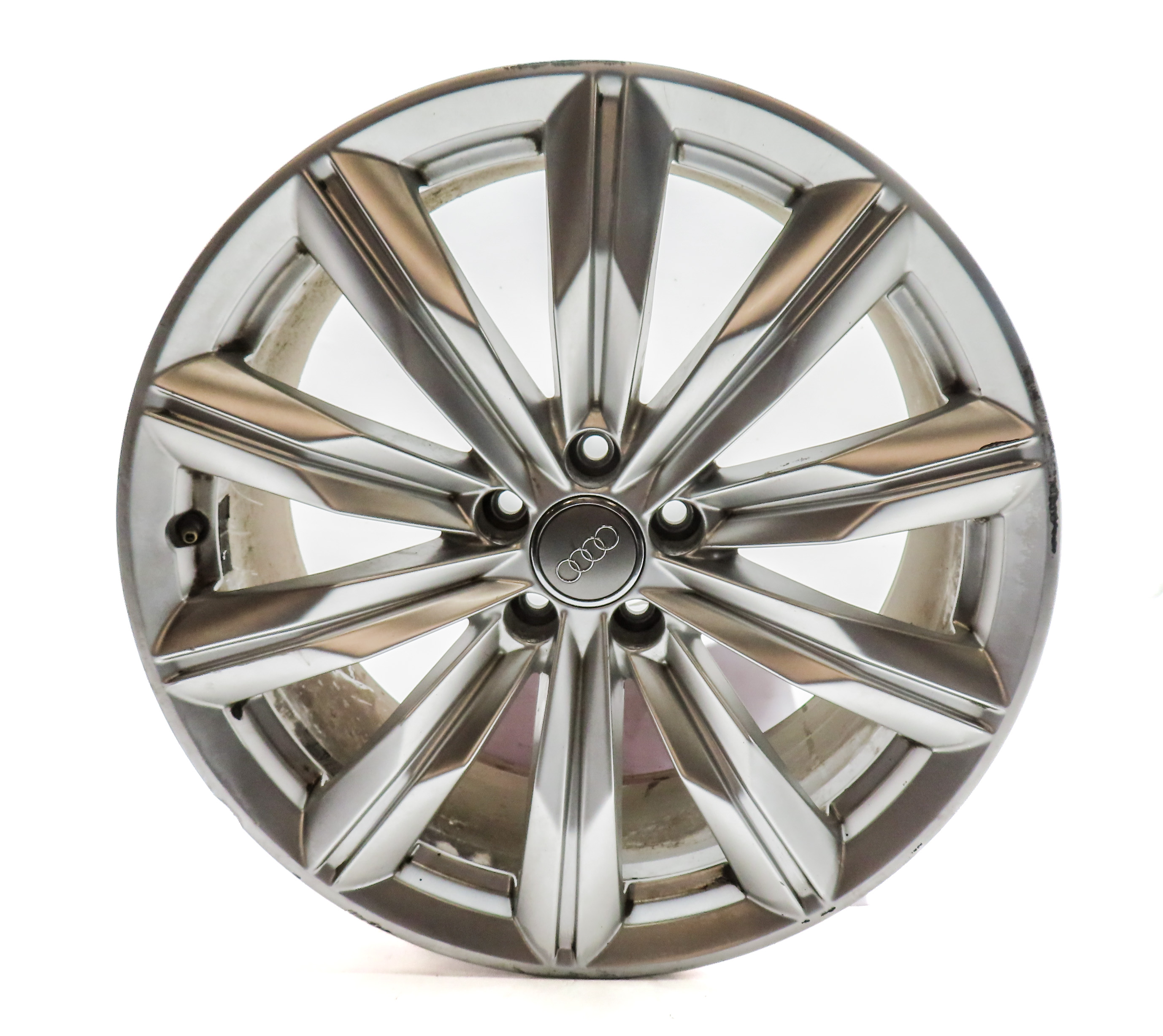2016-2018 AUDI A8 D4 4H 20X9 INCH 10 SINGLE SPOKE ALUMINUM WHEEL RIM — exact item pictured