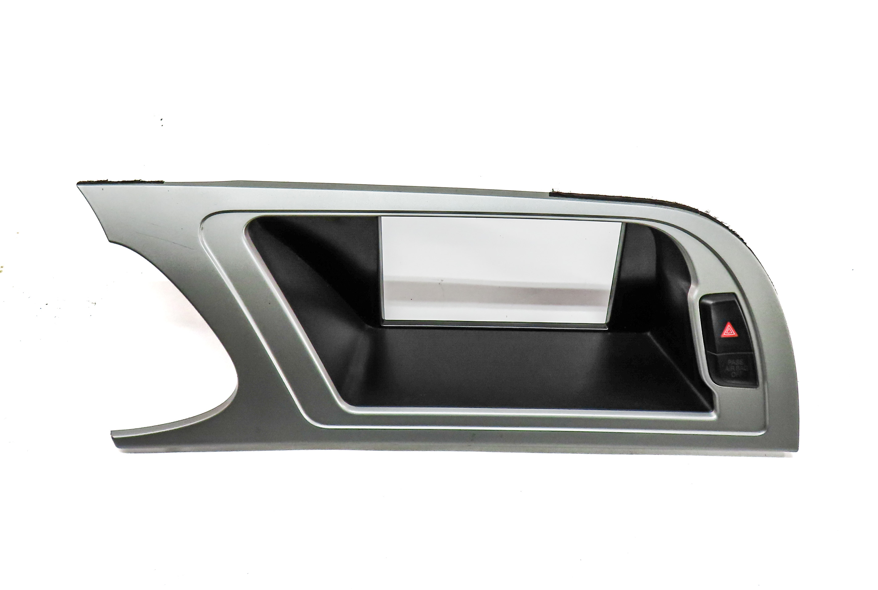 2012 AUDI S4 (B8 8K) FRONT DASH INFORMATION MEDIA DISPLAY SCREEN TRIM BEZEL — exact item pictured