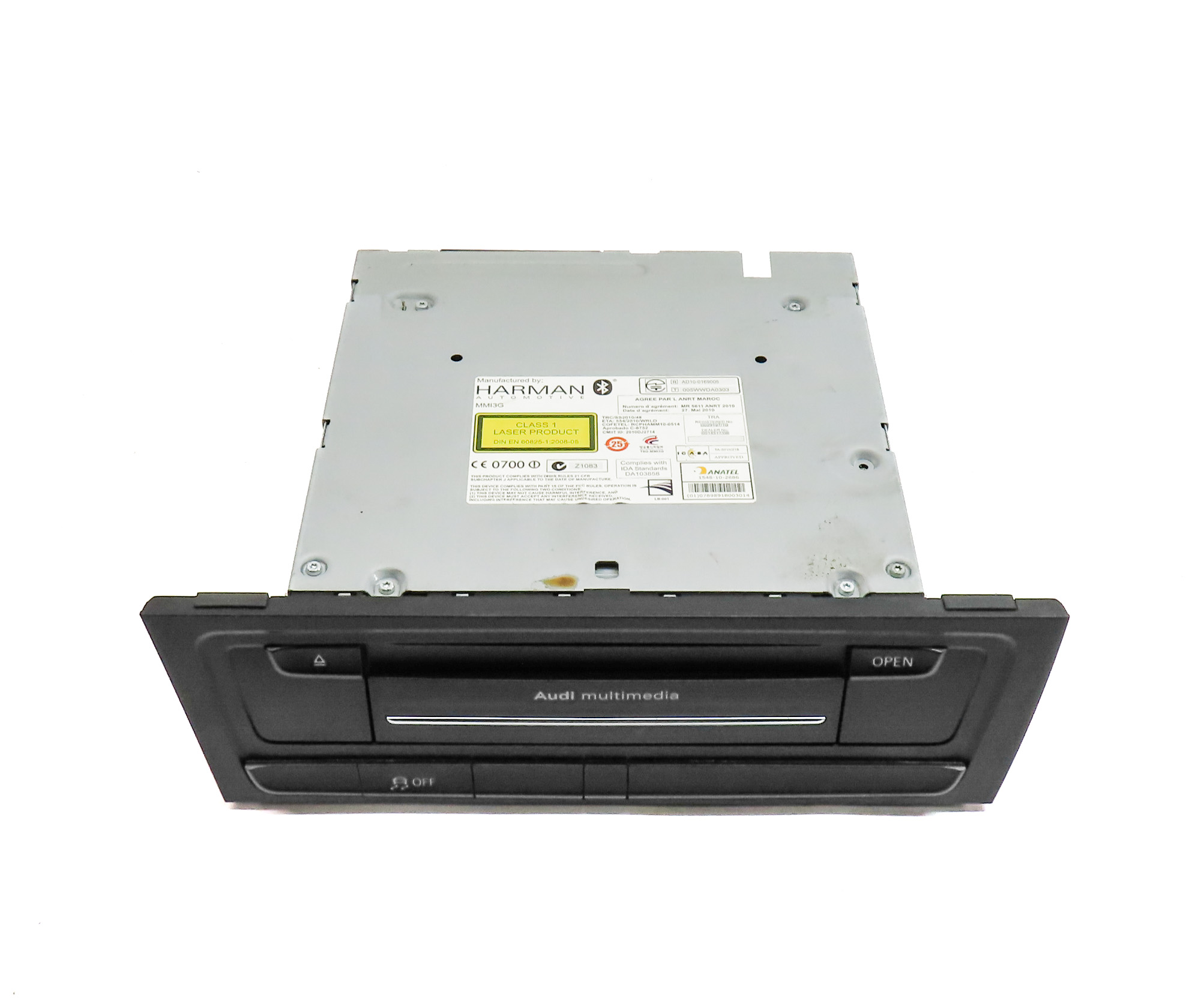 2012 AUDI S4 (B8 8K) FRONT RADIO CD SD MEDIA MMI HEAD CONTROL MODULE UNIT — exact item pictured
