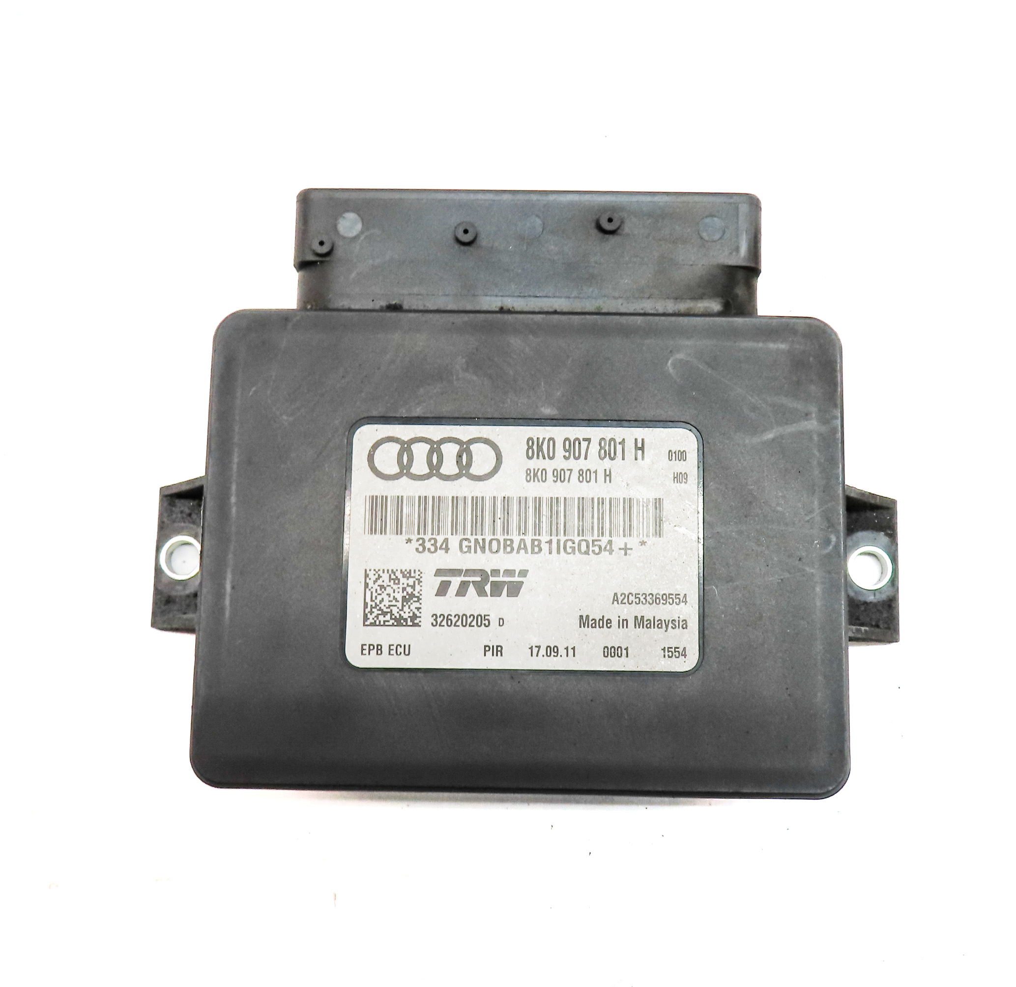 2008-2012 AUDI A4 S4 A5 Q5 (B8 8K 8T 8R) ELECTRONIC PARKING BRAKE CONTROL MODULE — exact item pictured