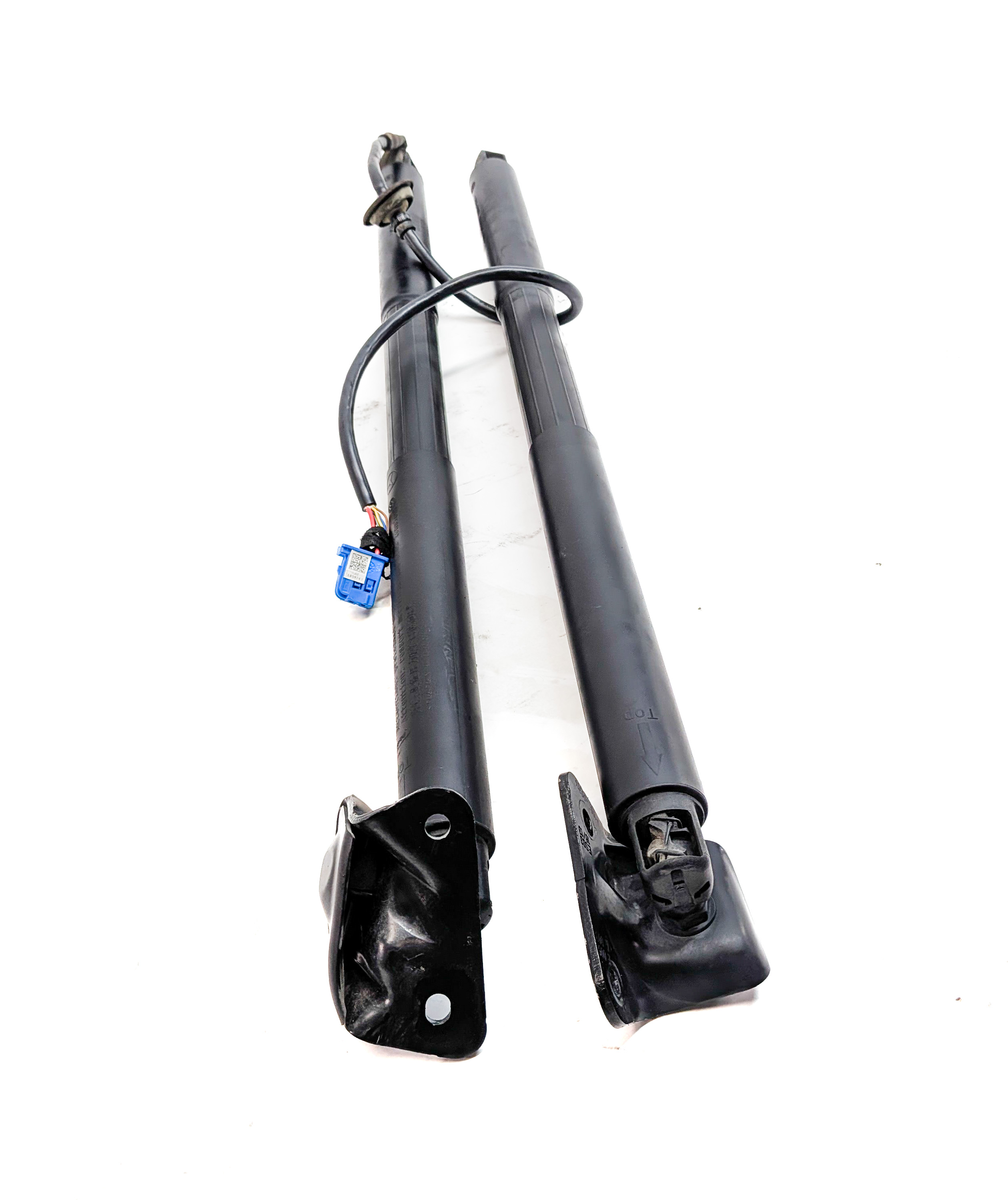 13-19 MERCEDES GLS GL X164 REAR LEFT & RIGHT TRUNK SHOCK STRUT SET 2 (ELECTRIC) — exact item pictured