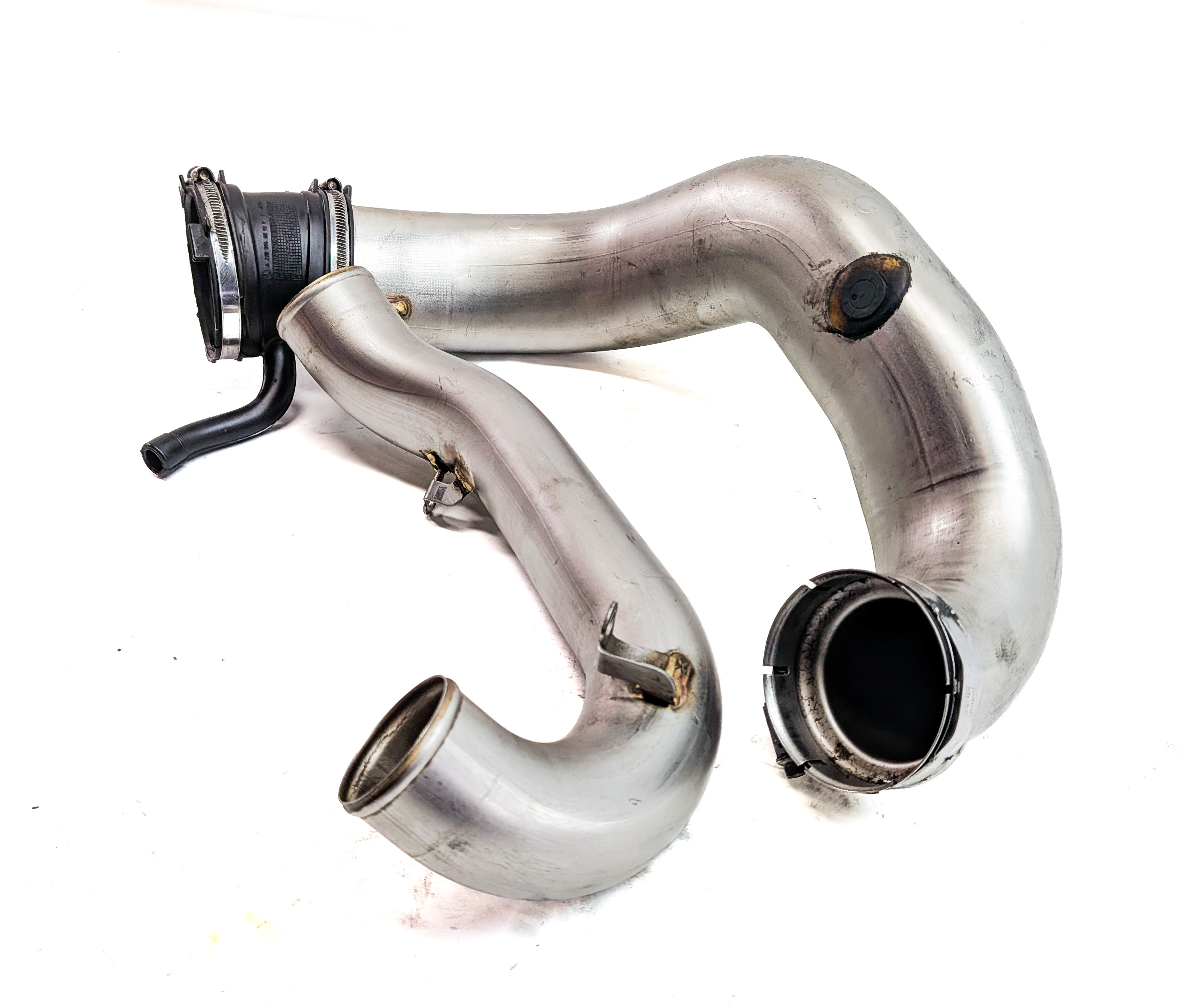 2013 MERCEDES GL550 (X166) 4.6L (278.928) LEFT ENGINE AIR INTAKE HOSE PIPE SET/2 — exact item pictured