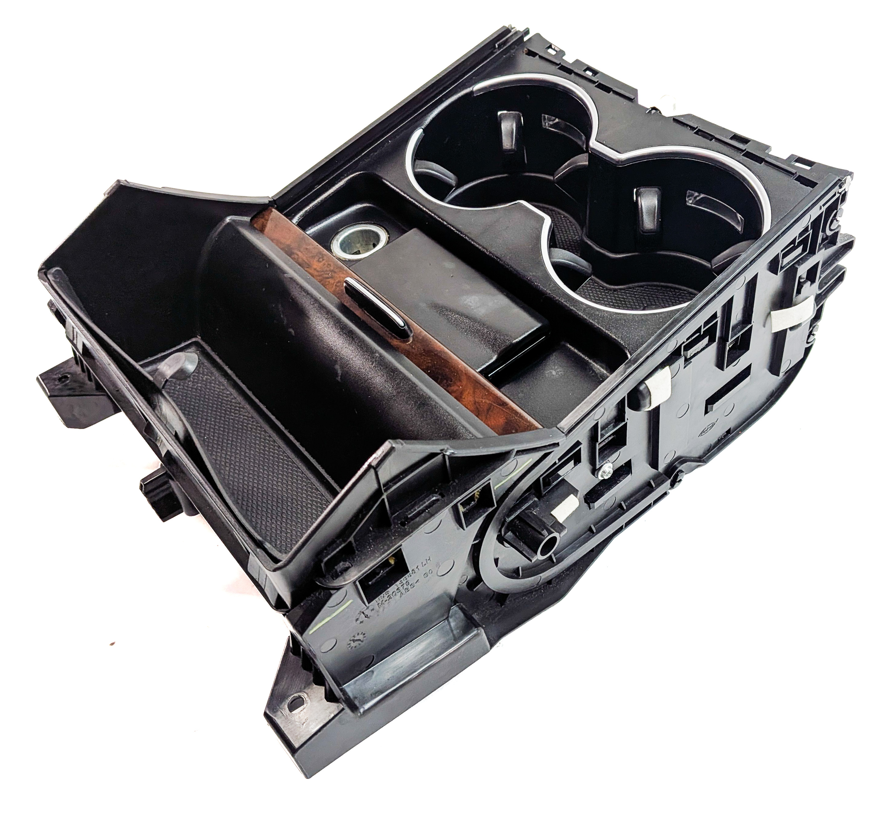 2013 MERCEDES GL550 (X166) CENTER CONSOLE CUPHOLDER w/ ASHTRAY 12V POWER SOCKET — exact item pictured