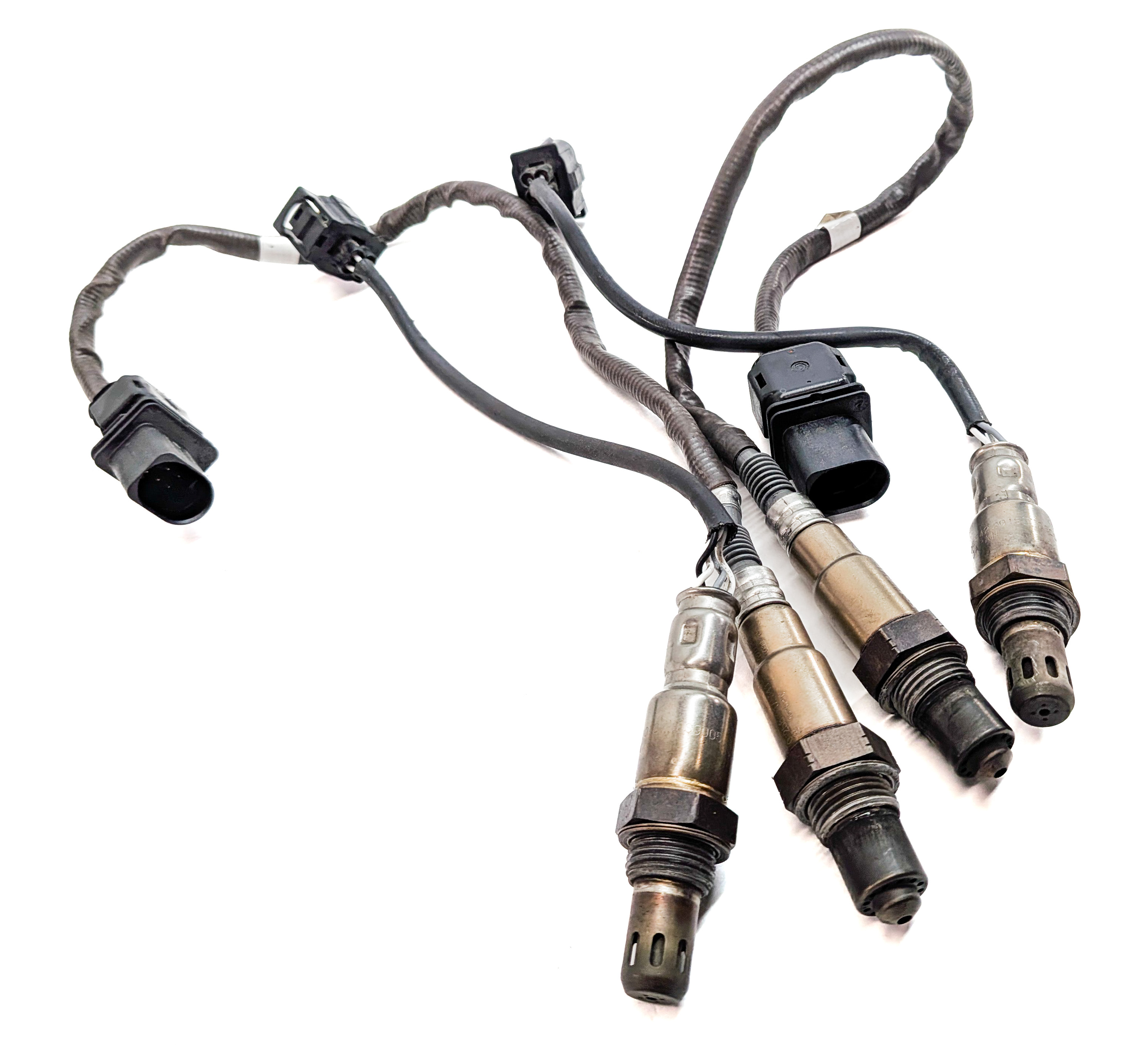 2013 MERCEDES GL550 (X166) 4.6L (278.928) ENGINE OXYGEN O2 LAMBDA SENSOR SET/4 — exact item pictured