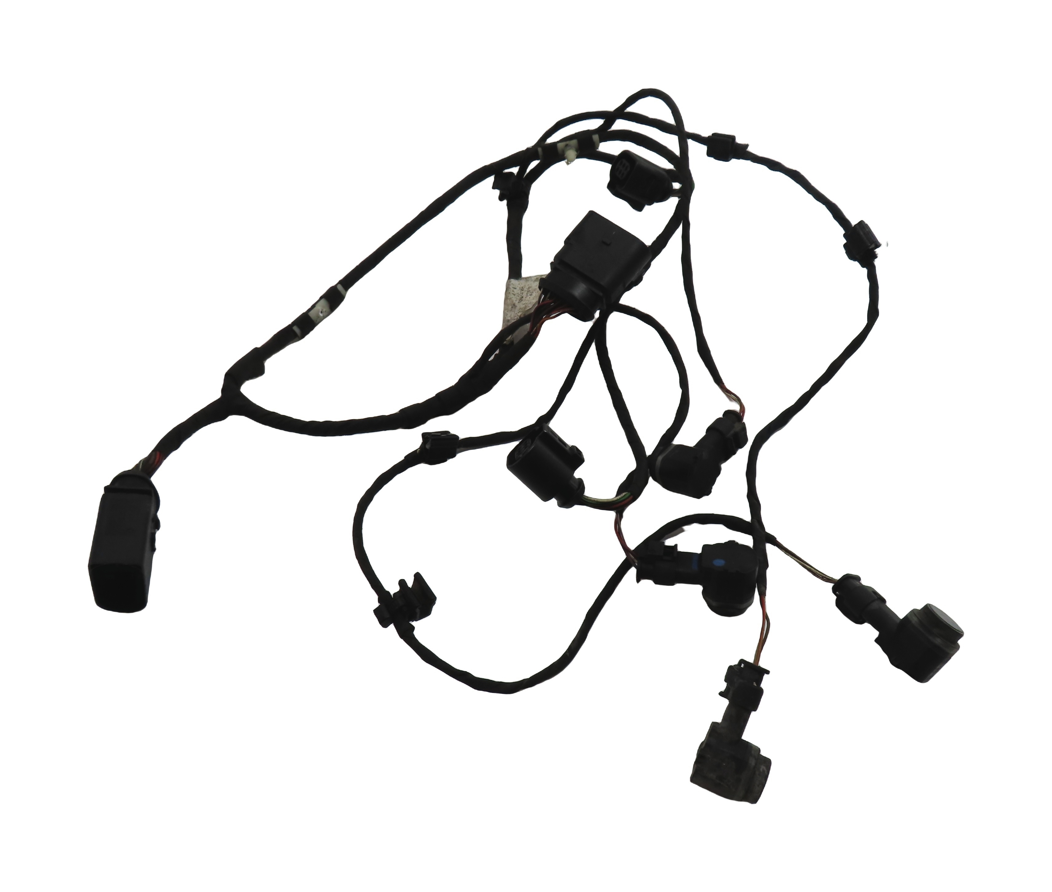 2011 AUDI Q7 (4L) REAR PARK ASSIST PDC DISTANCE CONTROL SENSOR SET/4 (Black) — exact item pictured
