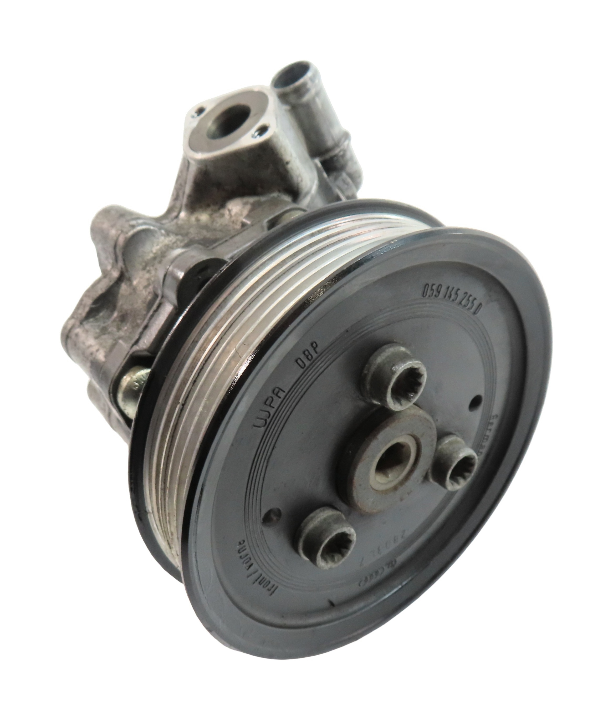 11-15 AUDI Q7 (4L) 3.0L CATA TURBO DIESEL ENGINE POWER STEERING OIL FLUID PUMP — exact item pictured