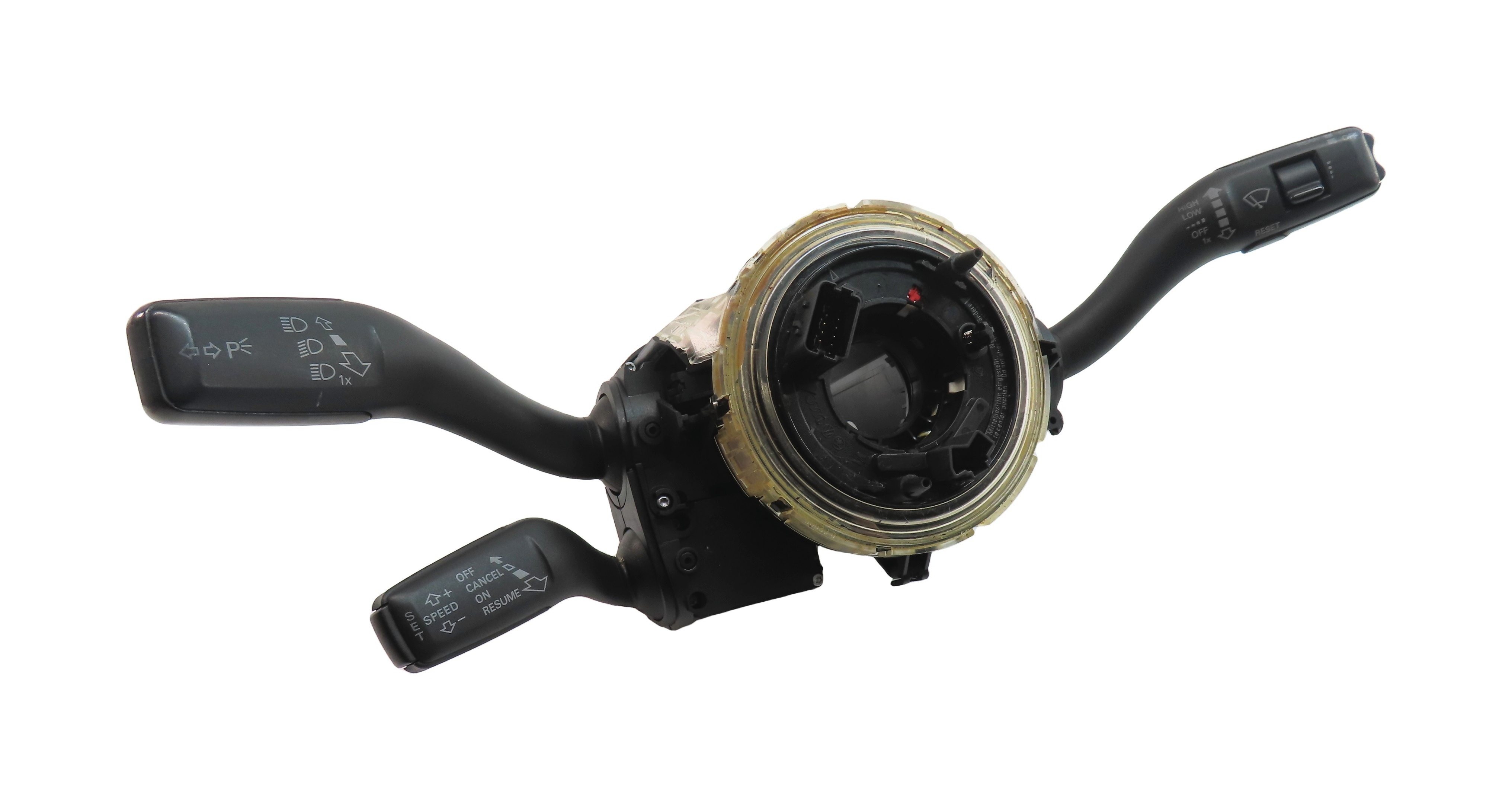 2009-2015 AUDI Q7 (4L) STEERING COLUMN BLINKER WIPER CRUISE COMBINATION SWITCH — exact item pictured