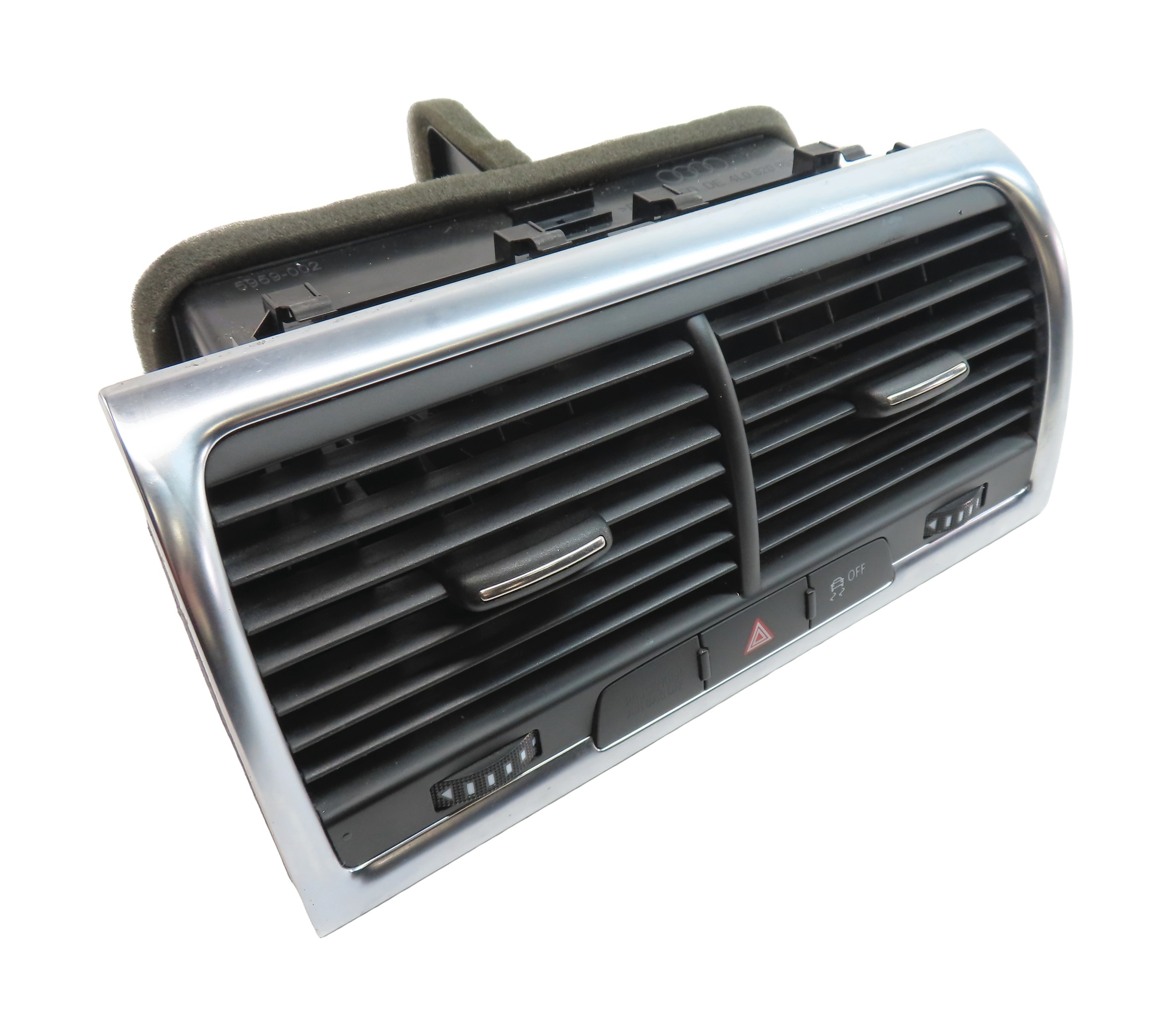 2011 AUDI Q7 (4L) FRONT CENTER DASH HEAT AIR AC HVAC DUAL VENT (Gray) — exact item pictured