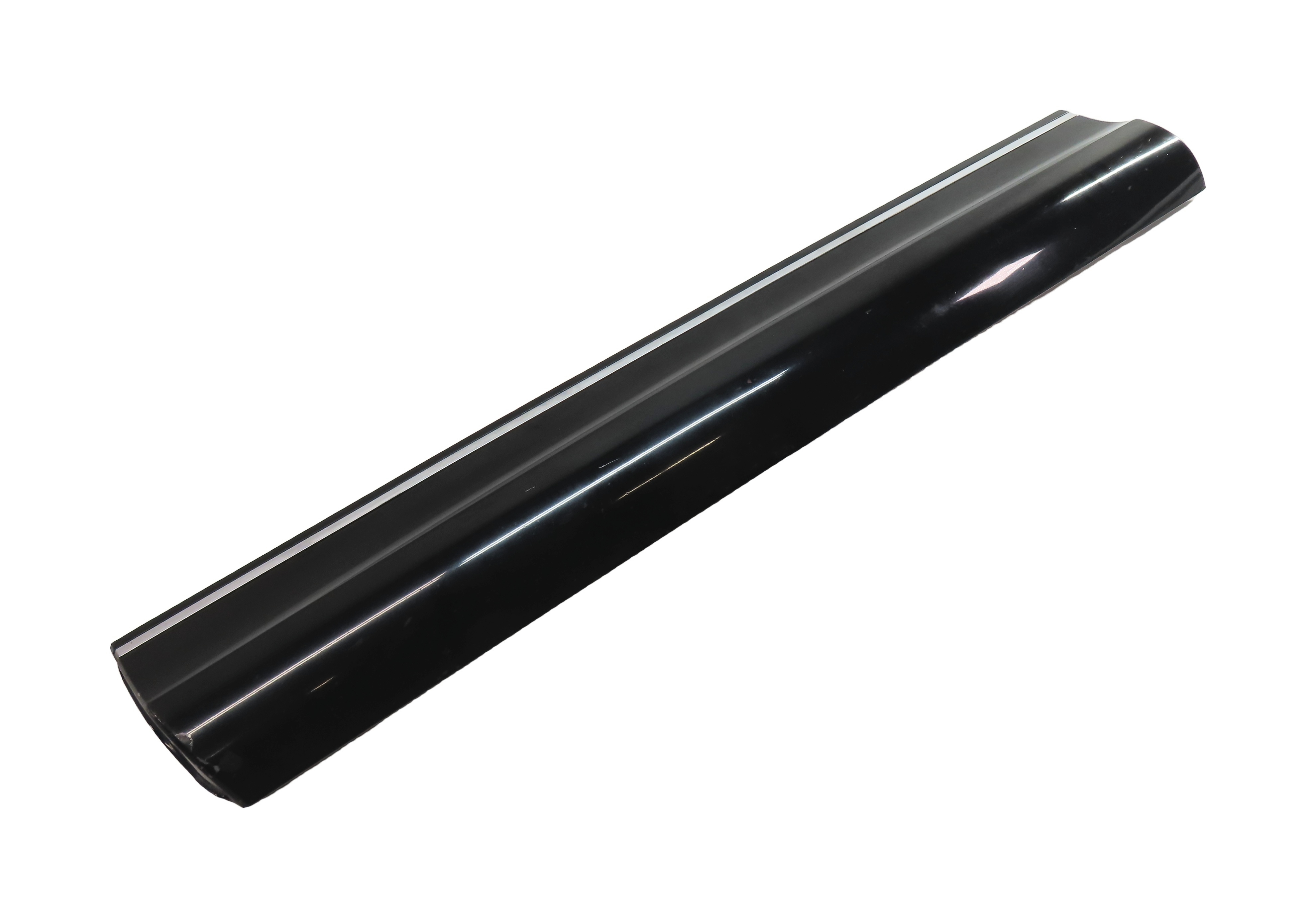 10-15 AUDI Q7 4L FRONT LEFT DRIVER LOWER DOOR TRIM MOULDING w/out SLINE (BLACK) — exact item pictured