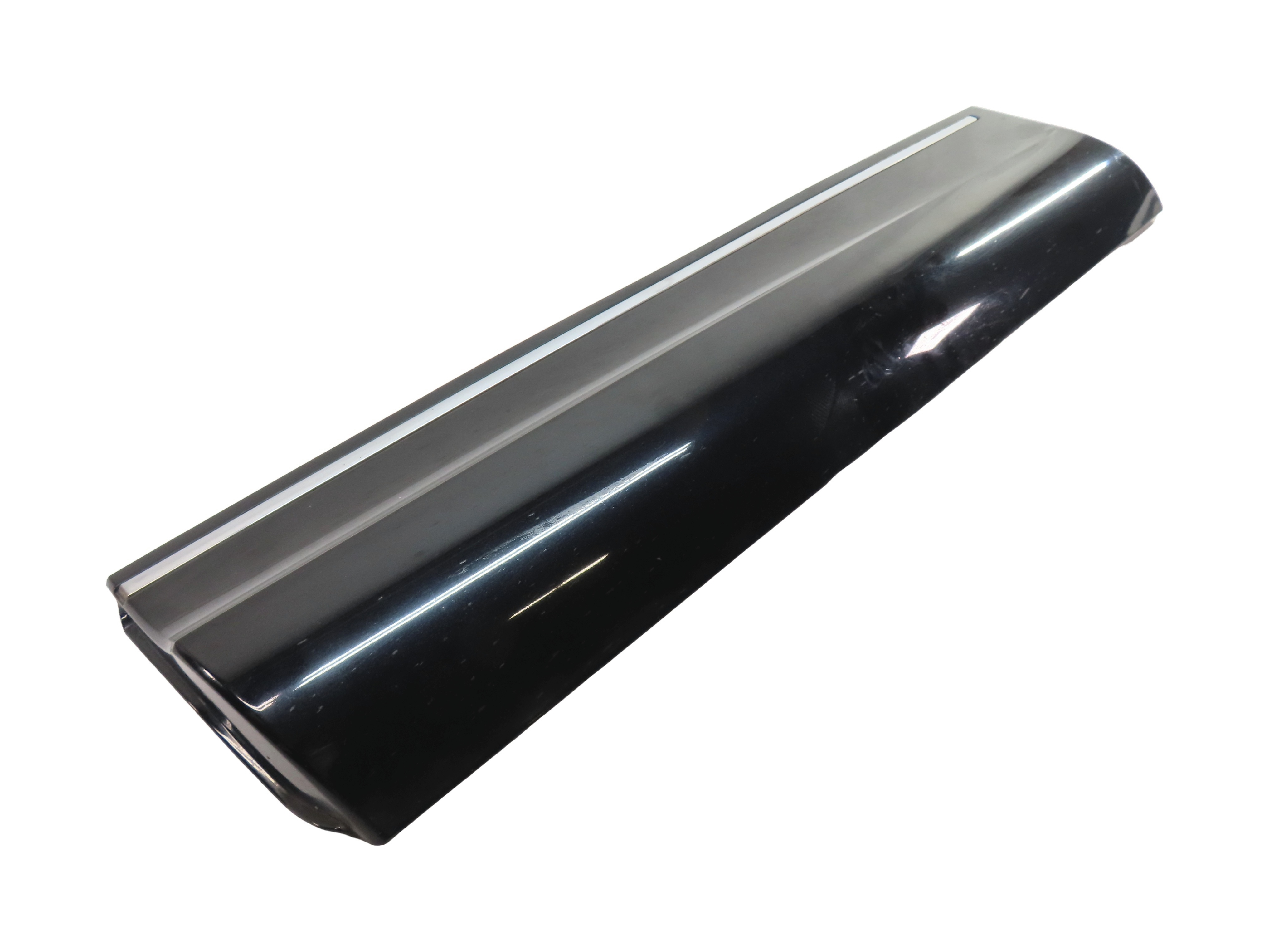 10-15 AUDI Q7 (4L) REAR LEFT DOOR LOWER TRIM PANEL MOULDING w/out SLINE (BLACK) — exact item pictured