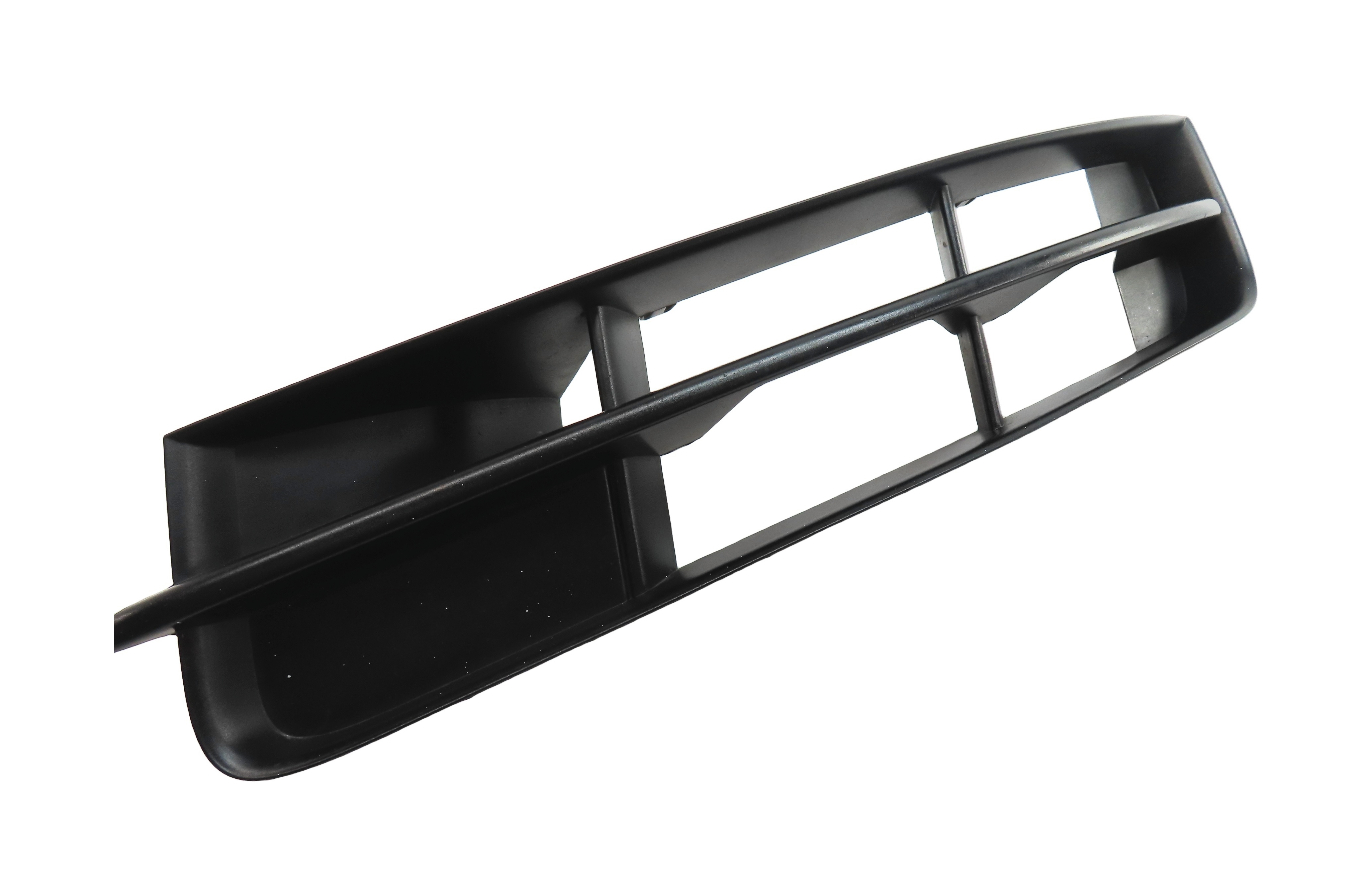 2011 AUDI Q7 (4L) FRONT LEFT DRIVER LOWER BUMPER TRIM VENT GRILLE END (BLACK) — exact item pictured