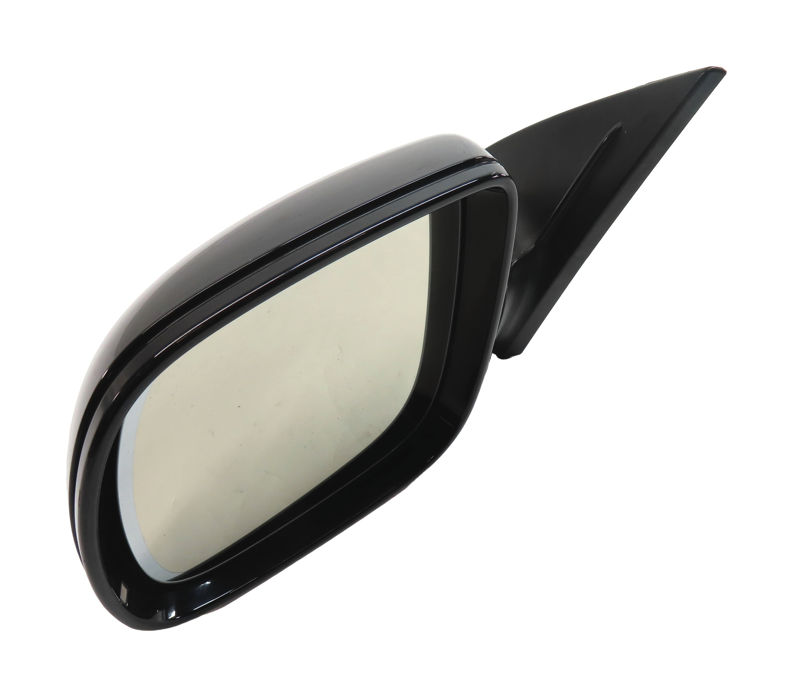 10-12 AUDI Q7 (4L) LEFT DRIVER P-FOLD AUTODIM MEMORY DOOR MIRROR (Black) — exact item pictured
