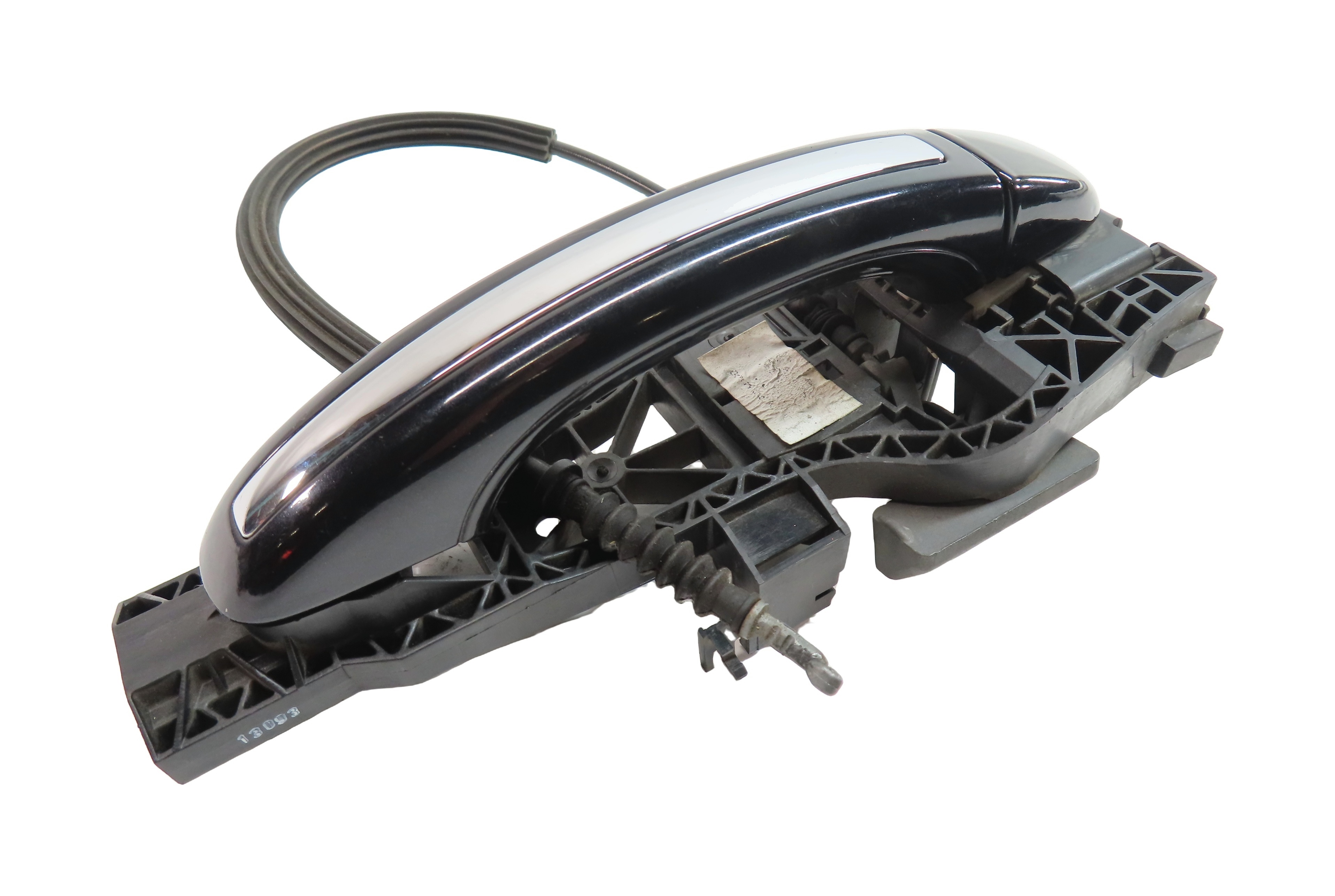 2007-2015 AUDI Q7 (4L) REAR RIGHT KEYLESS ENTRY DOOR HANDLE (Black) — exact item pictured