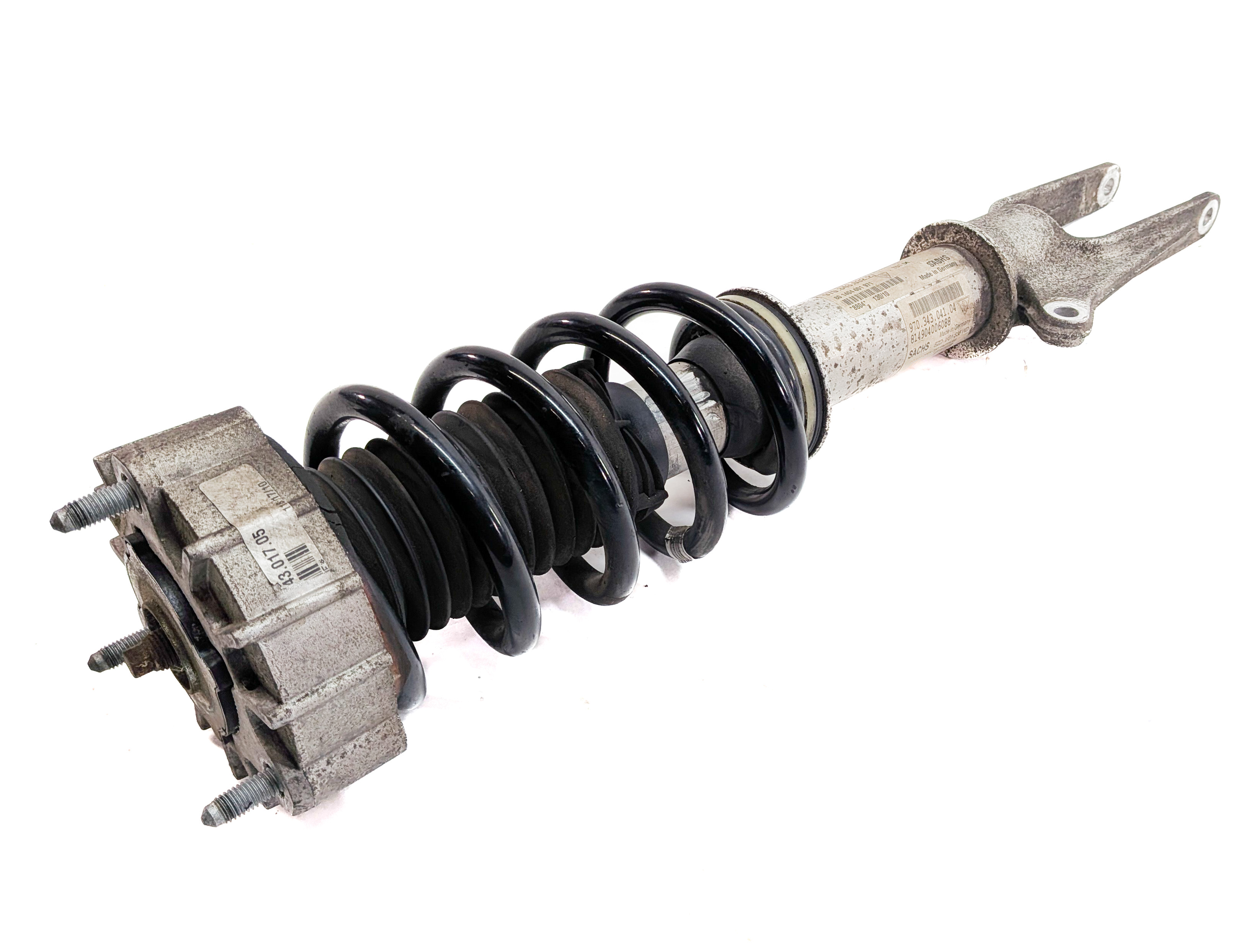 2010-2016 PORSCHE PANAMERA (970 G1) FRONT RIGHT PASSENGER SUSPENSION SHOCK STRUT — exact item pictured