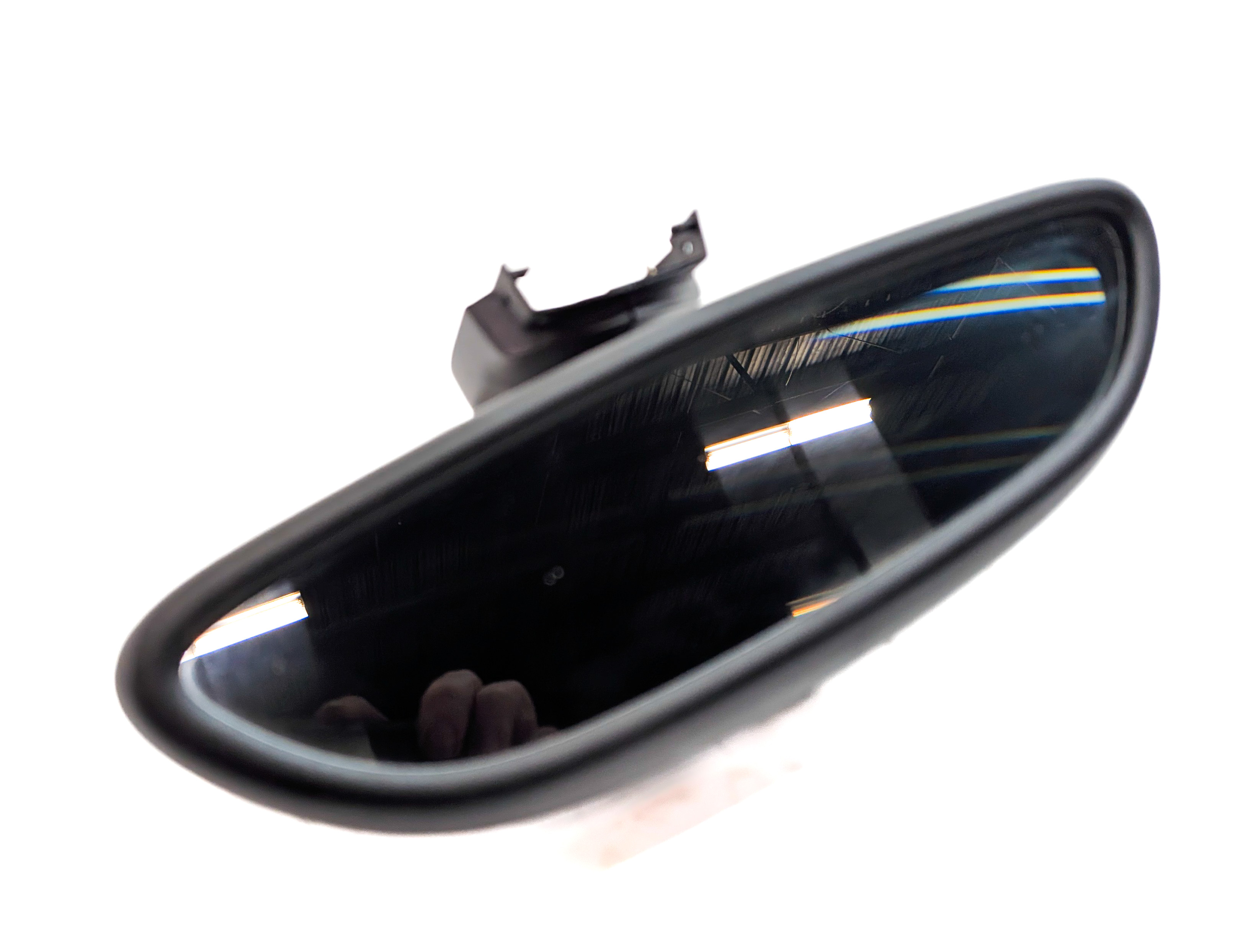 2010-2018 PORSCHE MACAN PANAMERA (95B 970 G1) MANUAL DIM REARVIEW MIRROR (Brown) — exact item pictured