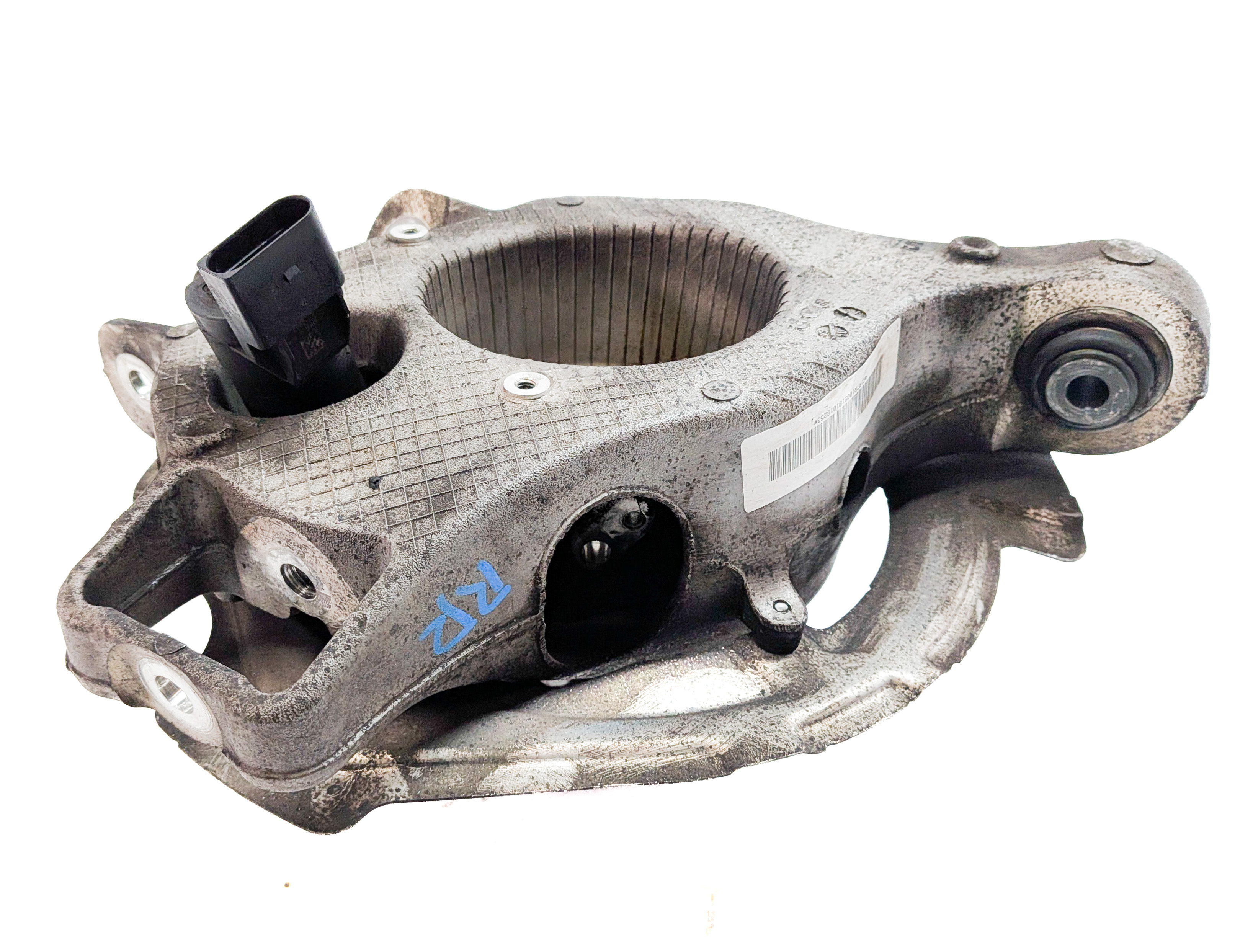 10-13 PORSCHE PANAMERA (970 G1) REAR RIGHT SPINDLE KNUCKLE HUB w/PARKING BRAKE — exact item pictured