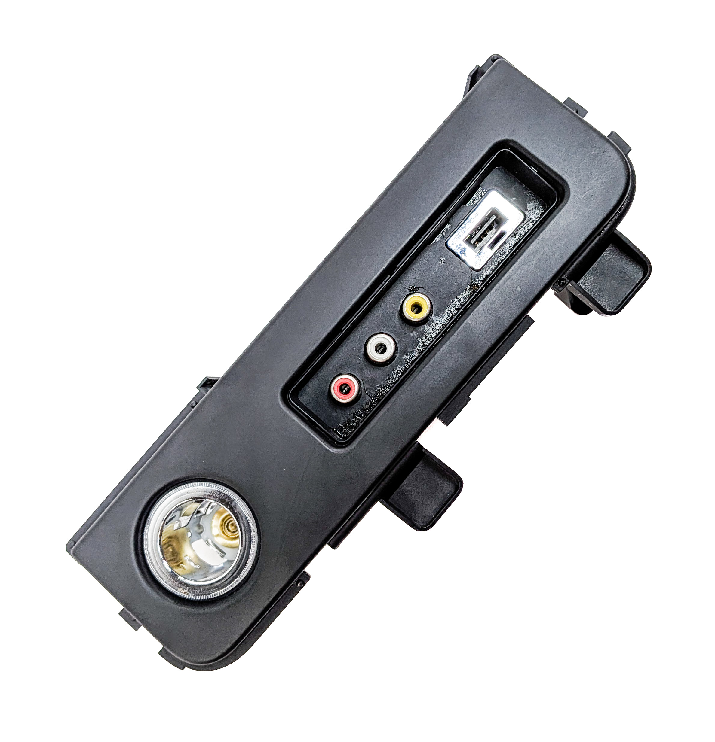 2014 RANGE ROVER SPORT (L494) REAR AUX RCA USB 12V POWER OUTLET SOCKET PANEL — exact item pictured