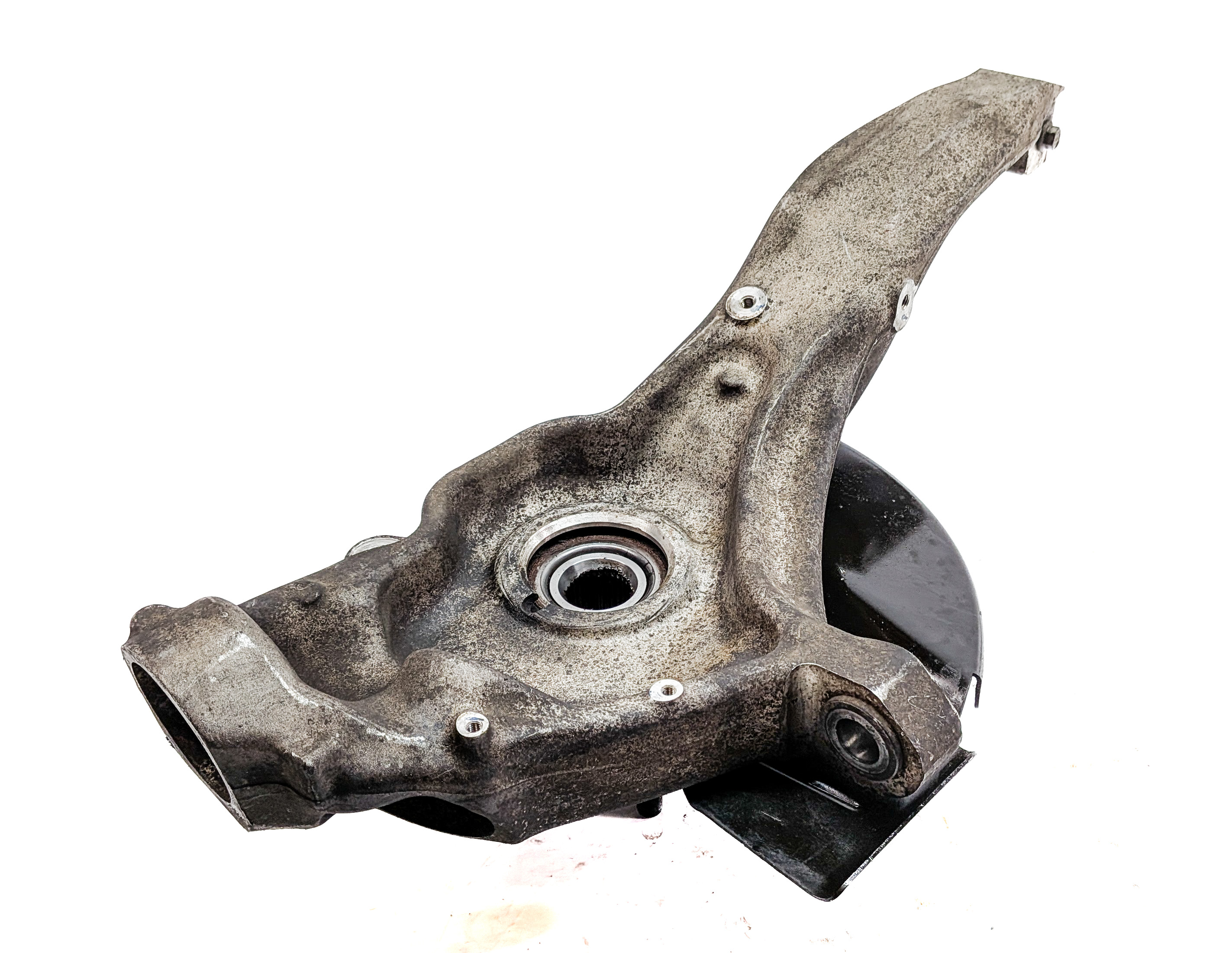 2014-2017 RANGE ROVER SPORT (L494) FRONT LEFT DRIVER SPINDLE KNUCKLE WHEEL HUB — exact item pictured