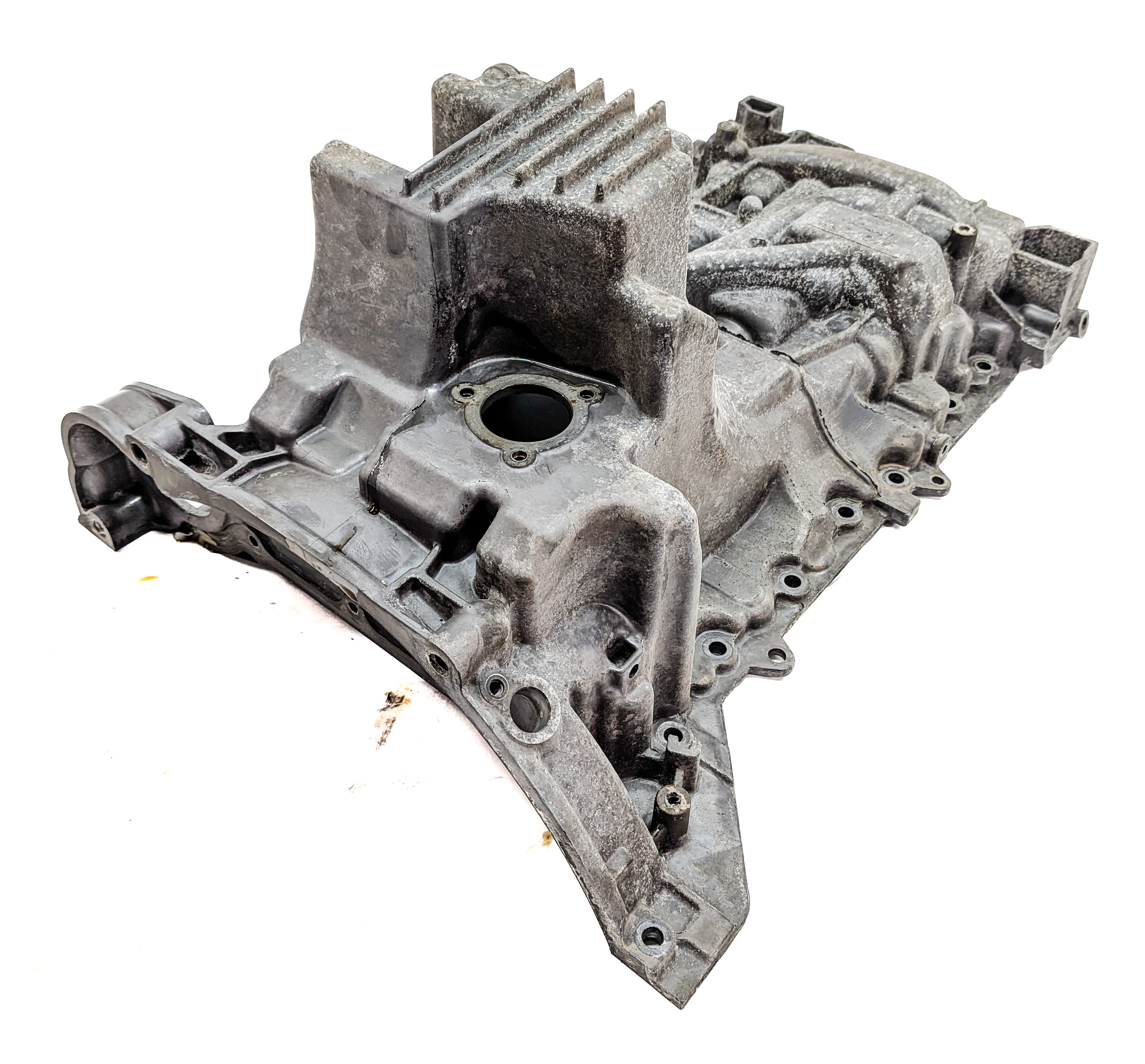 10-17 DISCOVERY LR4 ROVER SPORT (L320 L494 L405) 3.0L 5.0L LOWER ENGINE OIL PAN — exact item pictured