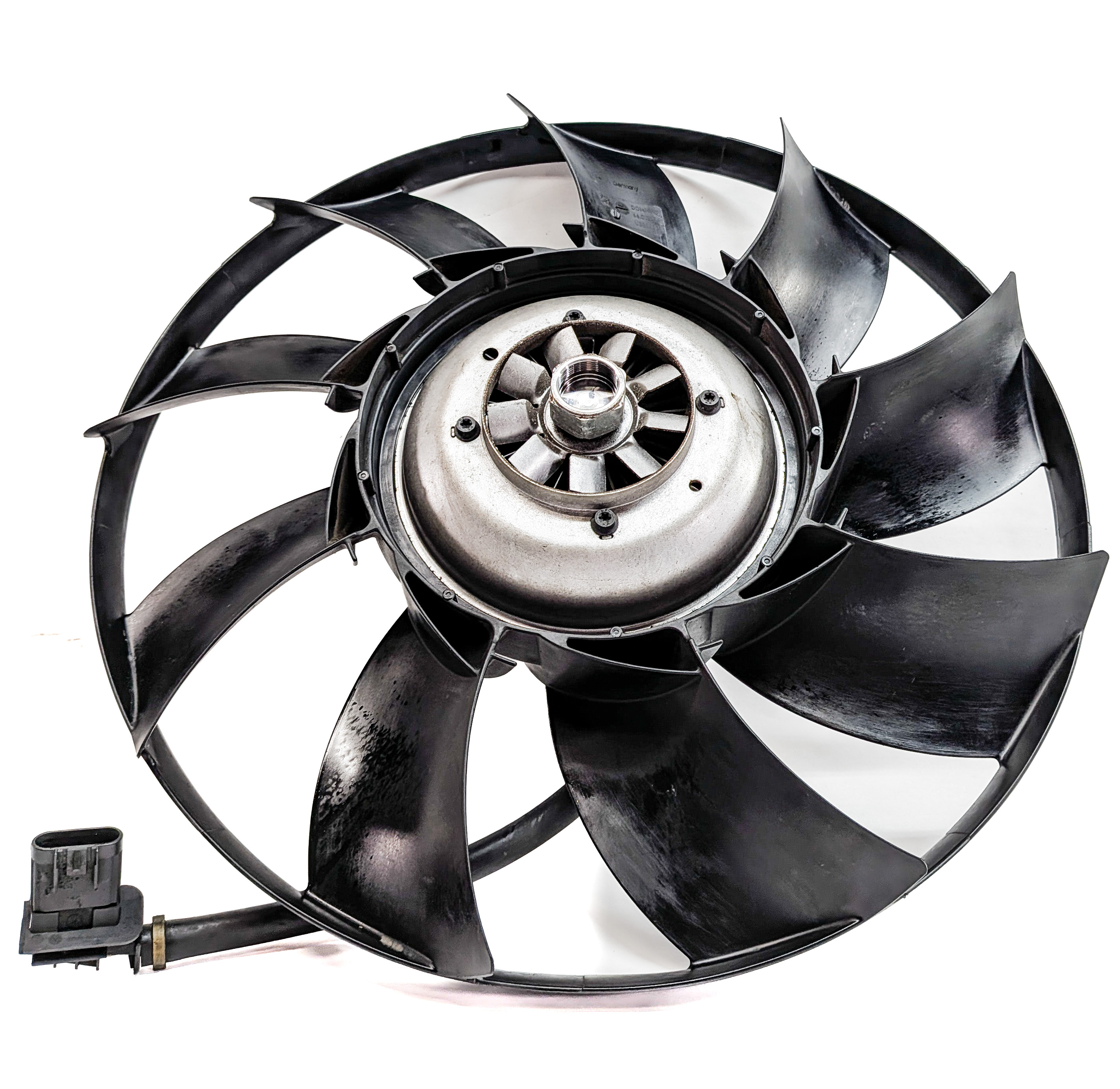 13-16 RANGE ROVER SPORT (L405 L494) CONDENSER ELECTRIC COOLING FAN w/ CLUTCH — exact item pictured
