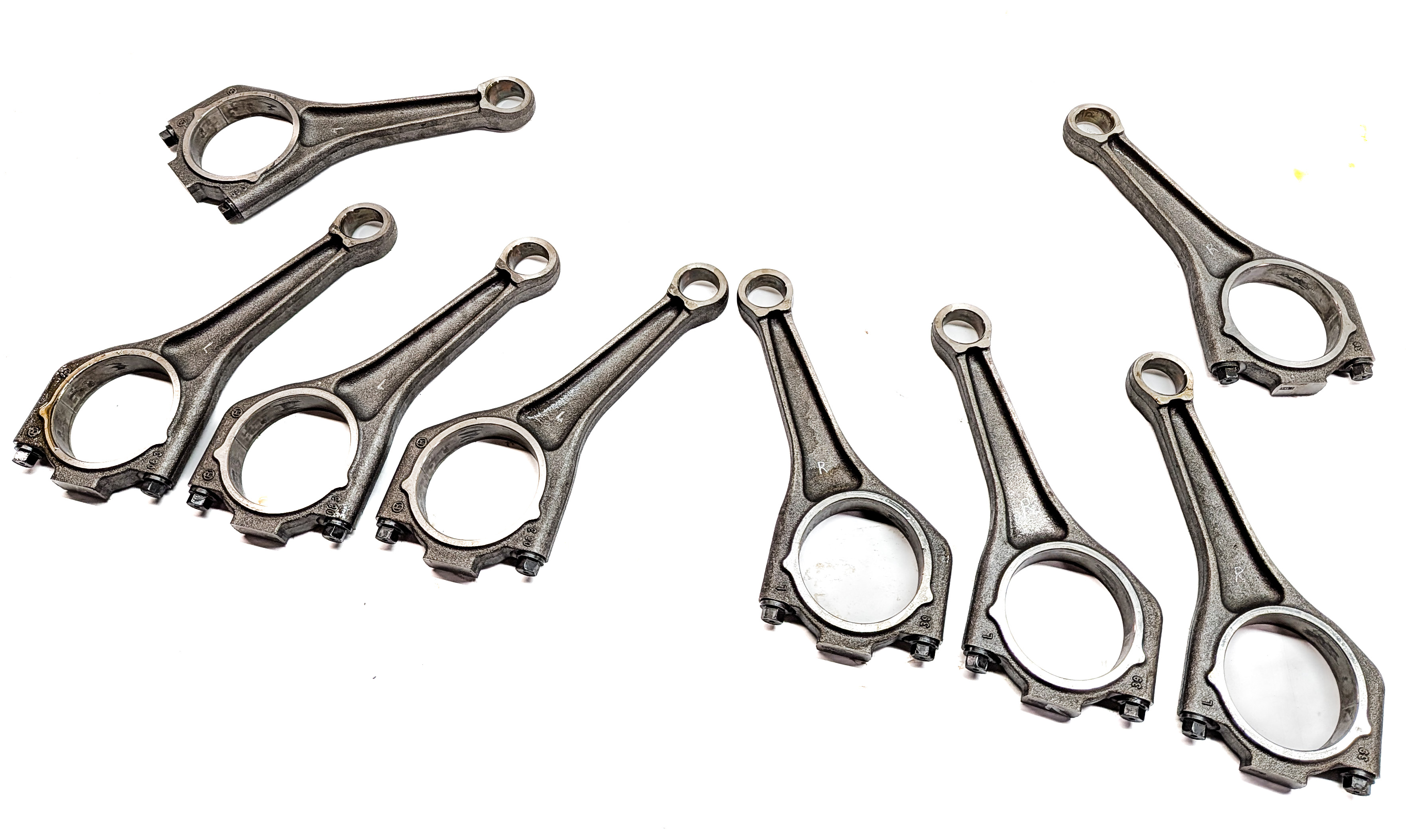 2014 RANGE ROVER SPORT (L494) 5.0L SUPER (AJ133) ENGINE CONNECTING ROD SET/8 — exact item pictured