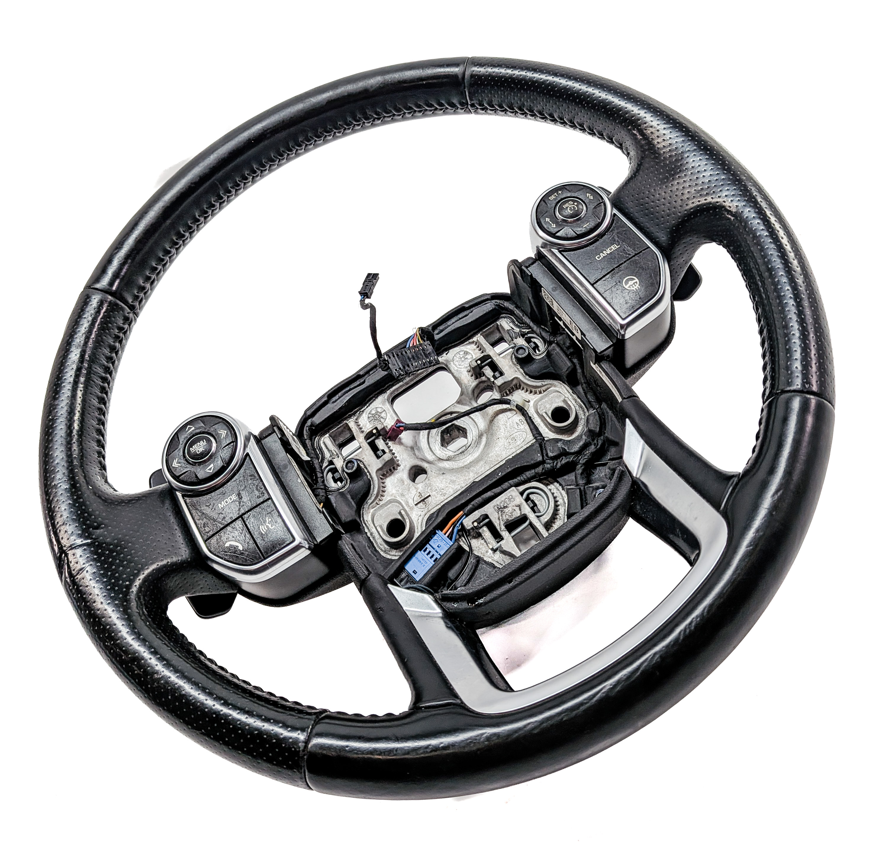 2014-2022 RANGE ROVER SPORT (L494) 4-SPOKE HEATED STEERING WHEEL w/ SWITCHES — exact item pictured