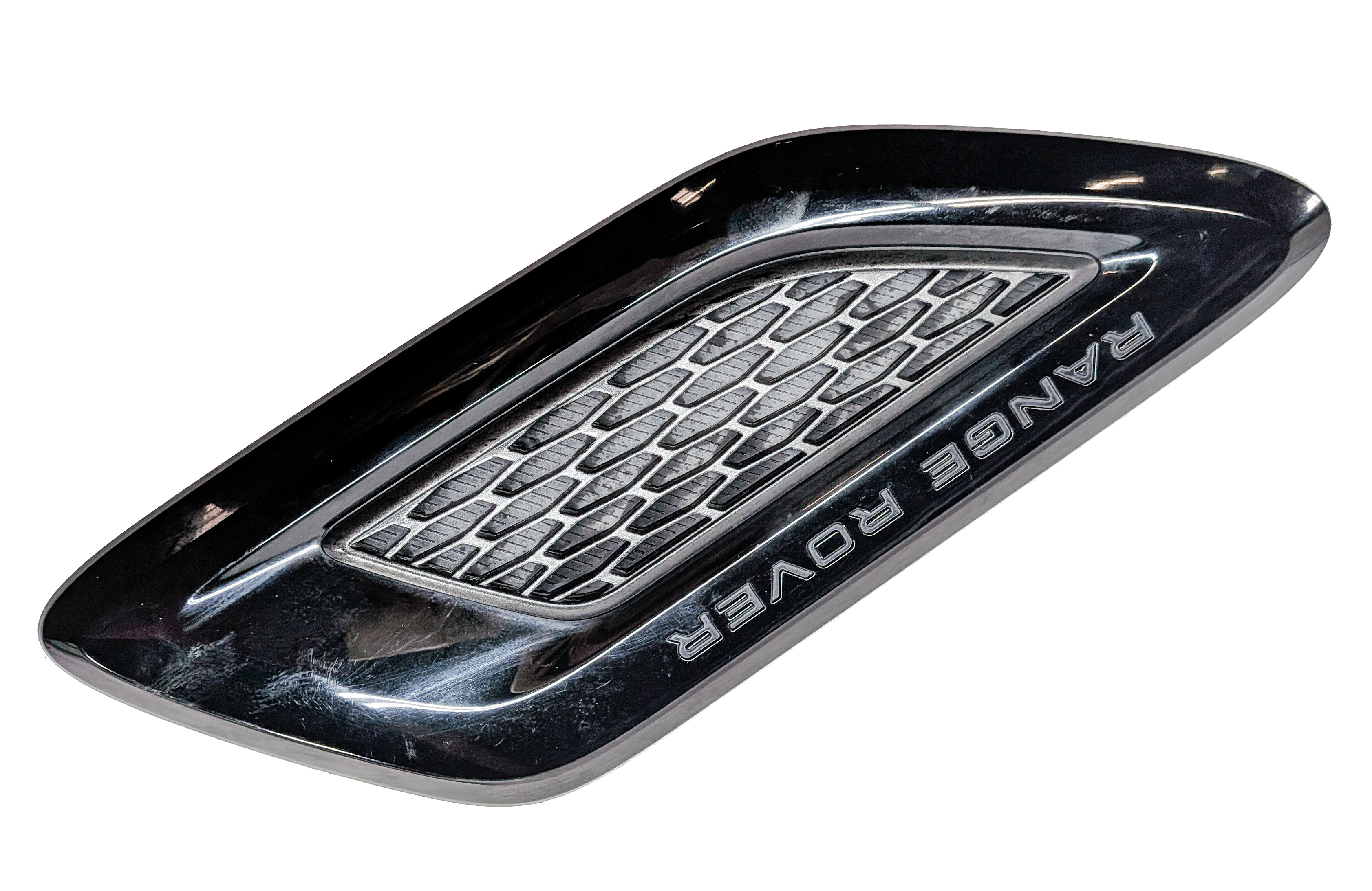 2014 RANGE ROVER SPORT (L494) FRONT LEFT DRIVER HOOD GRILLE VENT TRIM — exact item pictured