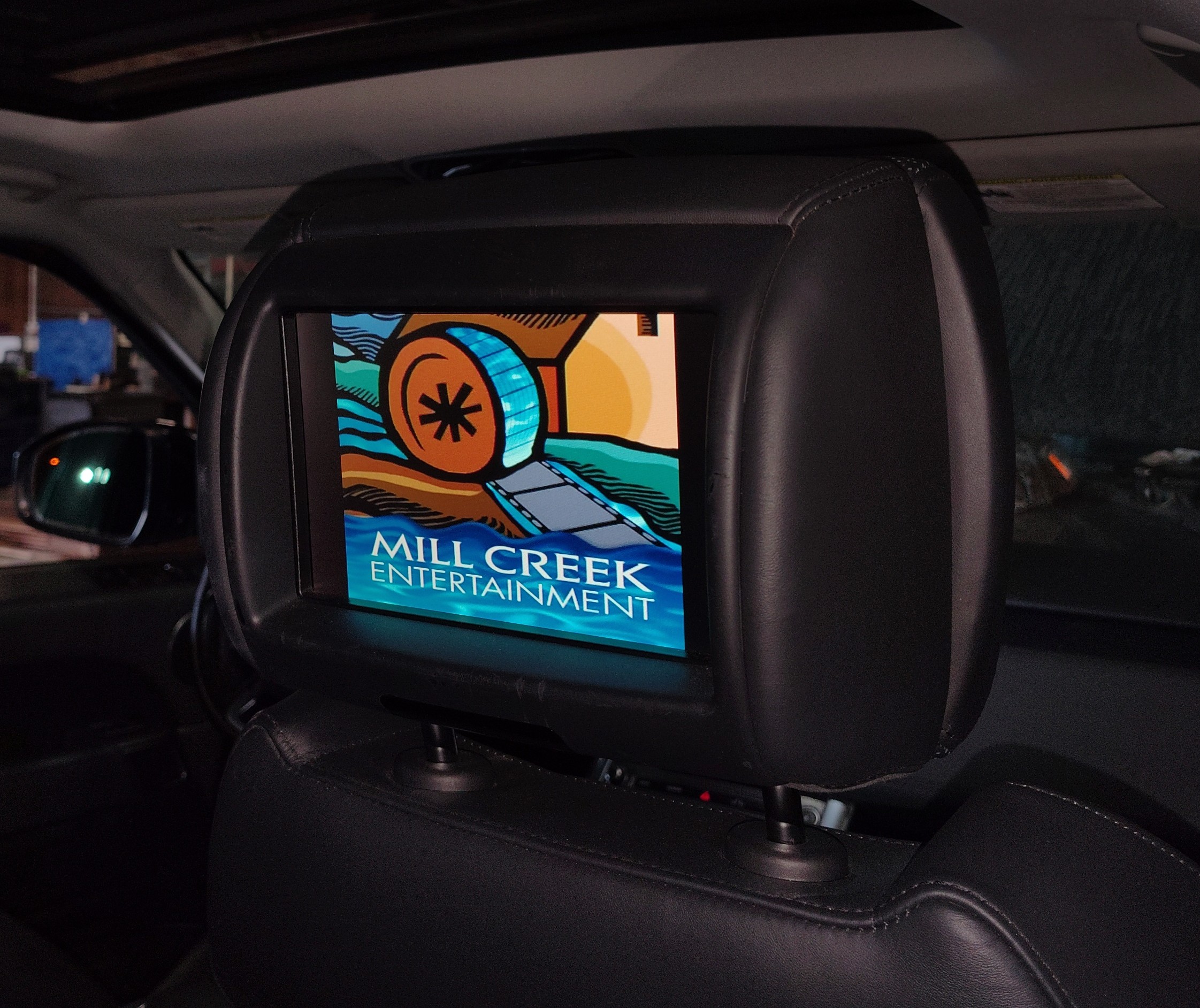 2012-2016 RANGE ROVER SPORT (L494) FRONT ENTERTAINMENT HEADREST w/ REAR SCREEN — exact item pictured