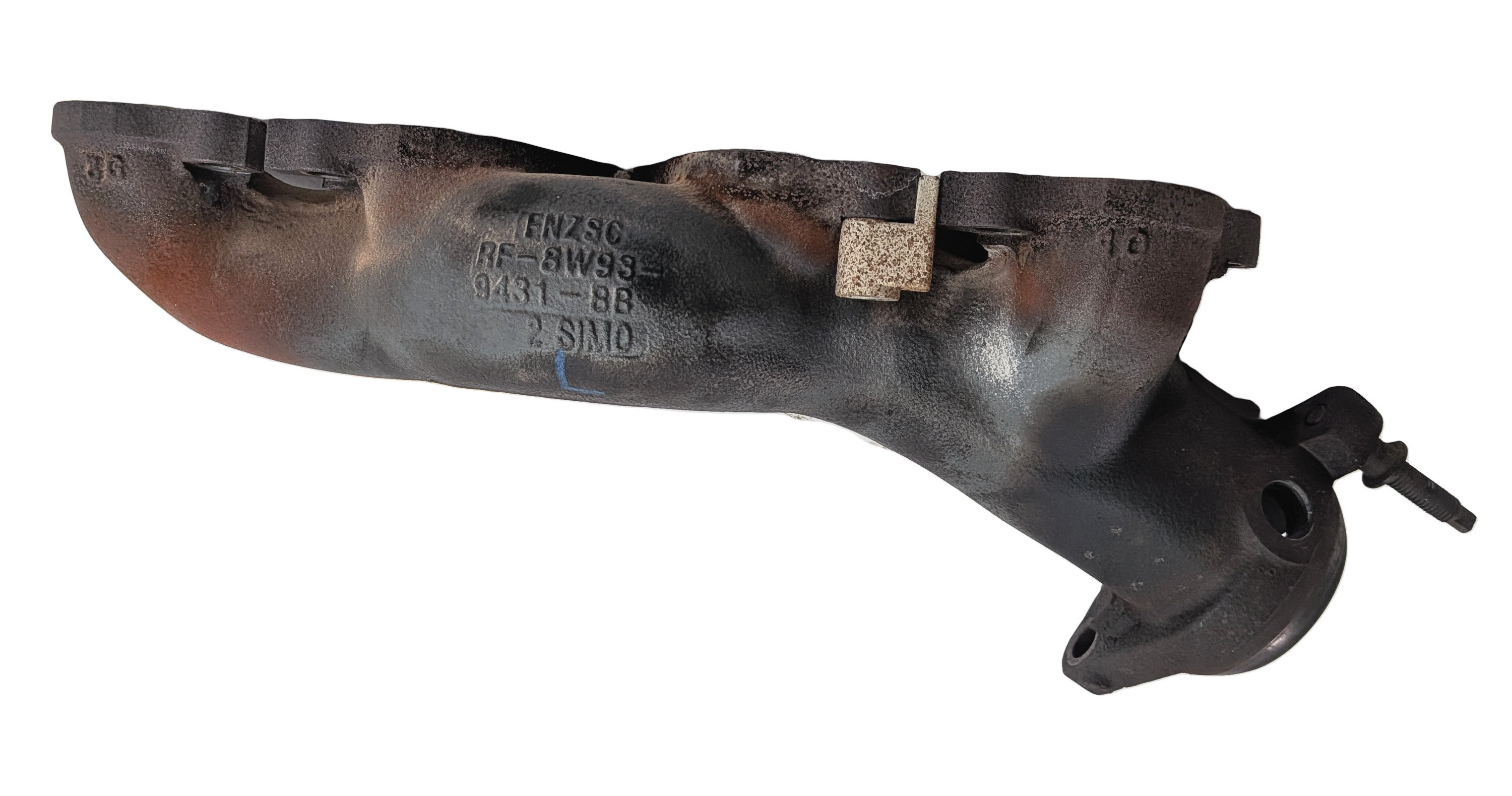10-20 JAGUAR FTYPE XF XJ ROVER SPORT L405 L494 5.0L LEFT DRIVER EXHAUST MANIFOLD — exact item pictured