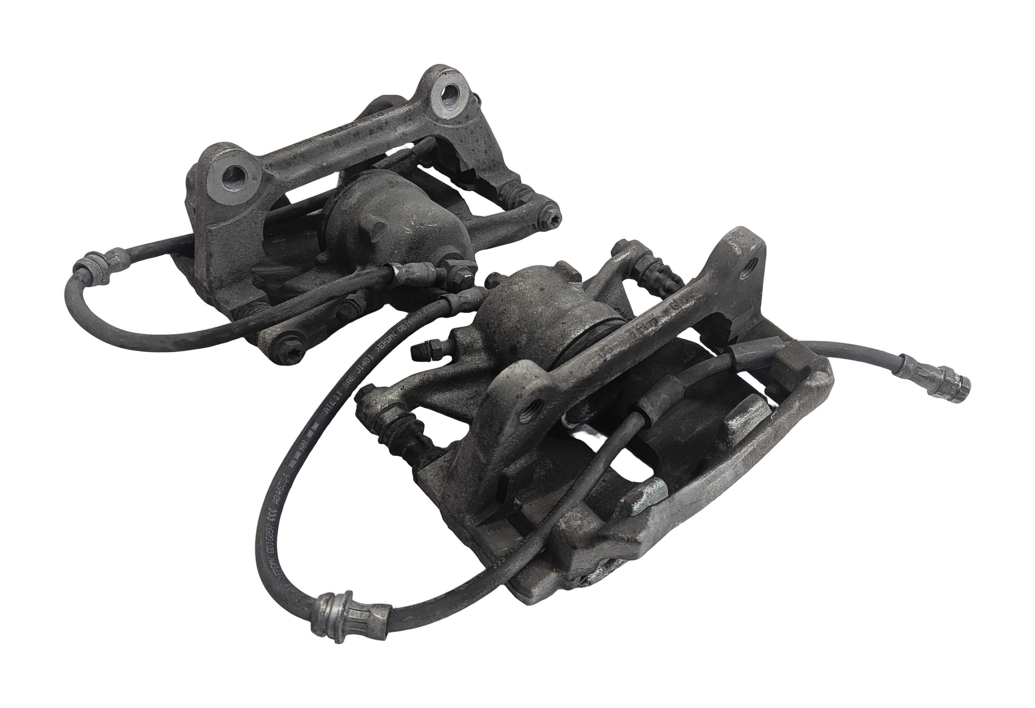 2015-2017 VW GOLF / AUDI A3 TT (8V MK3) 1.8T 2.0T FRONT DISC BRAKE CALIPER SET — exact item pictured