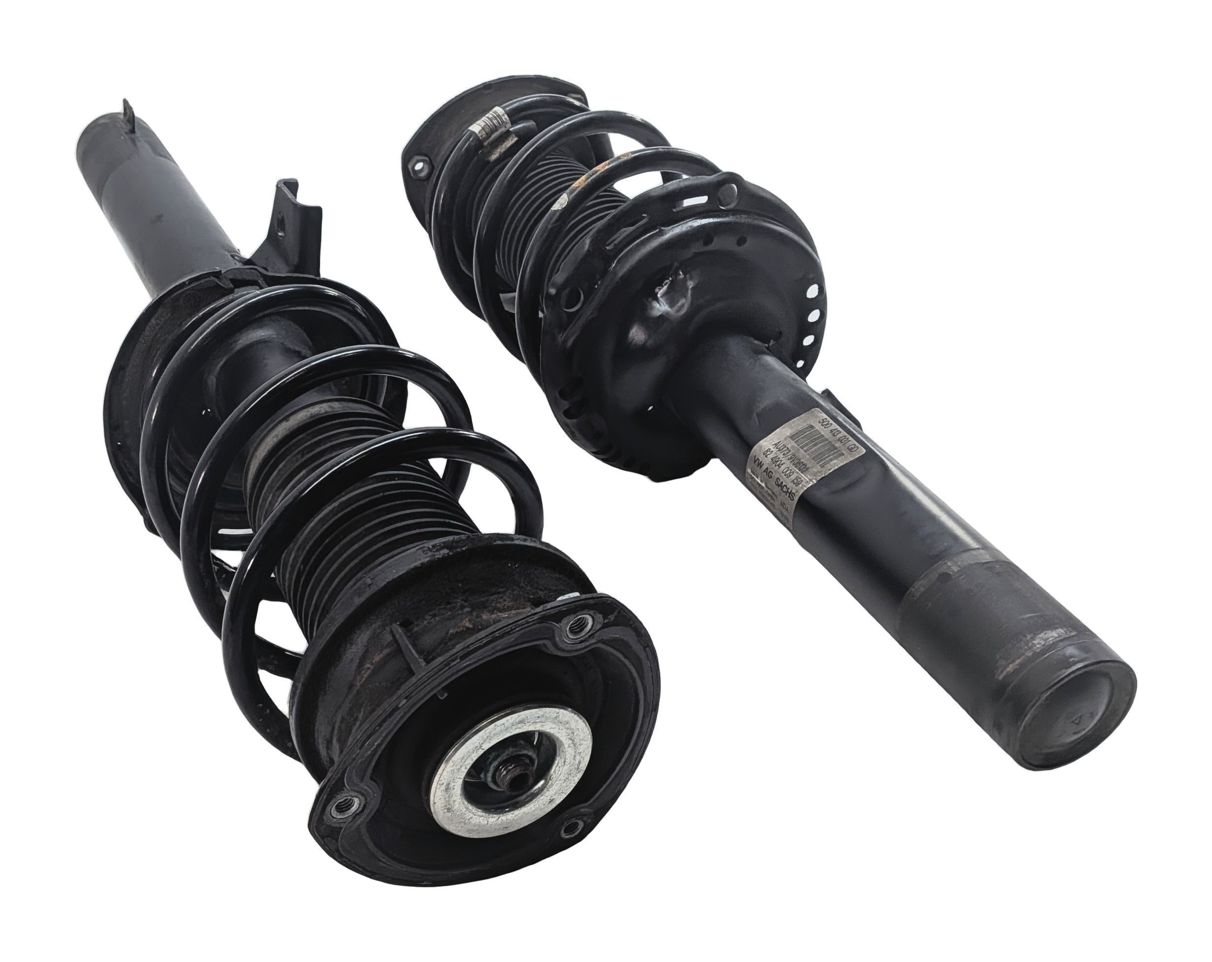 2015-2017 AUDI A3 (8V) FWD FRONT LEFT & RIGHT SUSPENSION SHOCK STRUT SET — exact item pictured