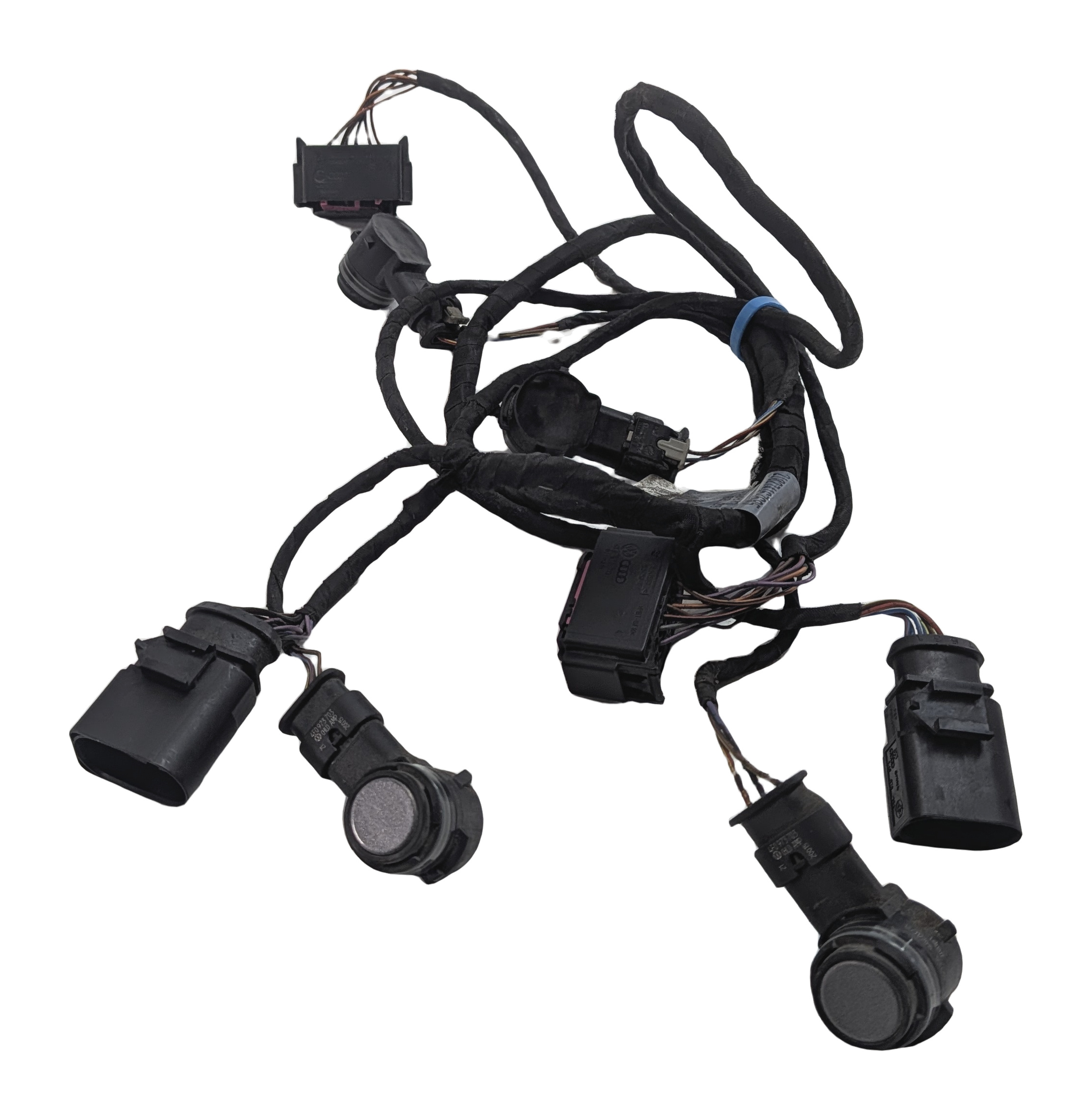 2016 AUDI A3 E-TRON 8V REAR PARK ASSIST PDC DISTANCE CONTROL SENSOR SET/4(Gray) — exact item pictured