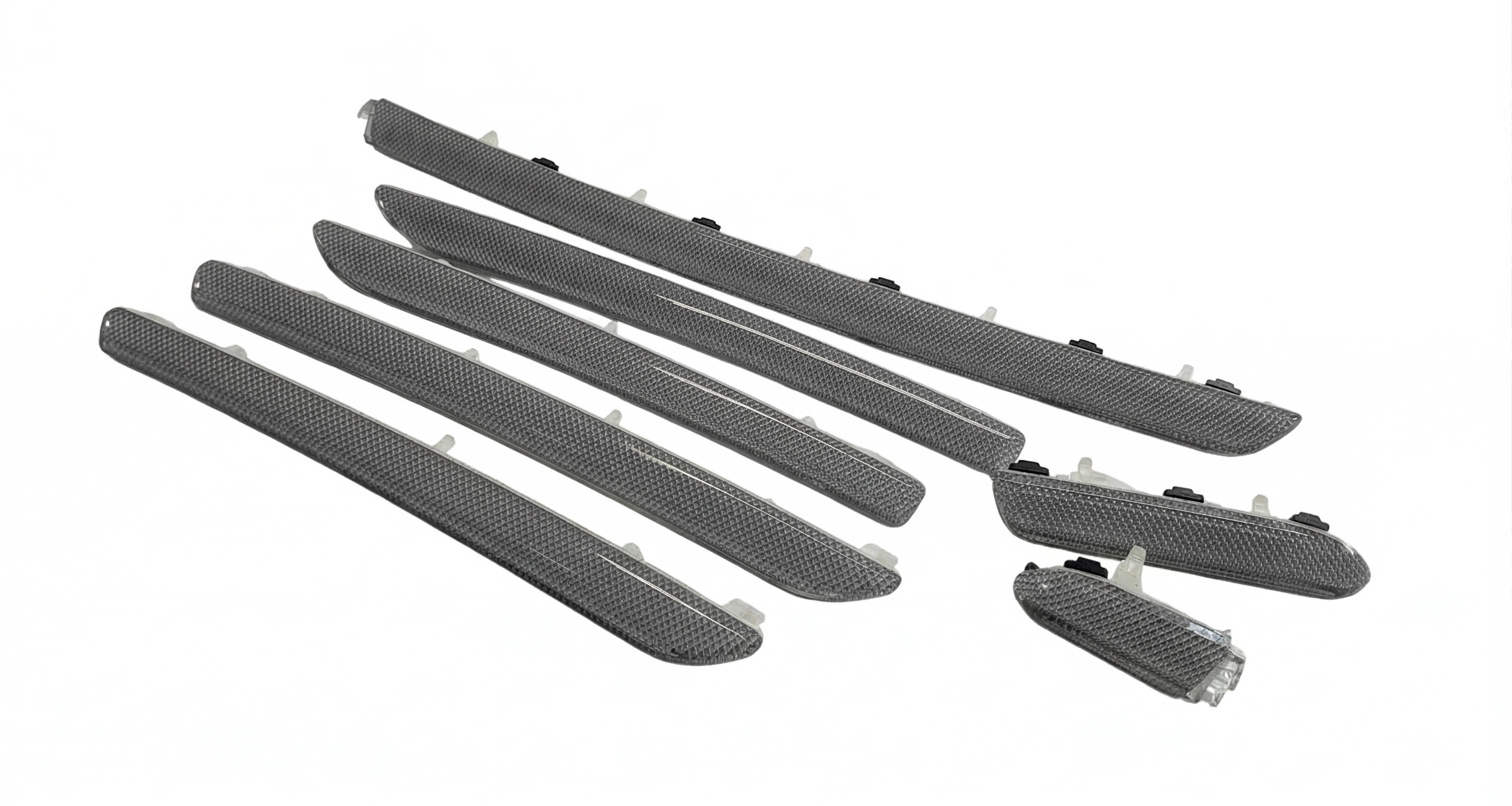 2016 AUDI A3 E-TRON (8V) INTERIOR DASH DOOR TRIM MOULDING SET/7 CARBON FIBER — exact item pictured
