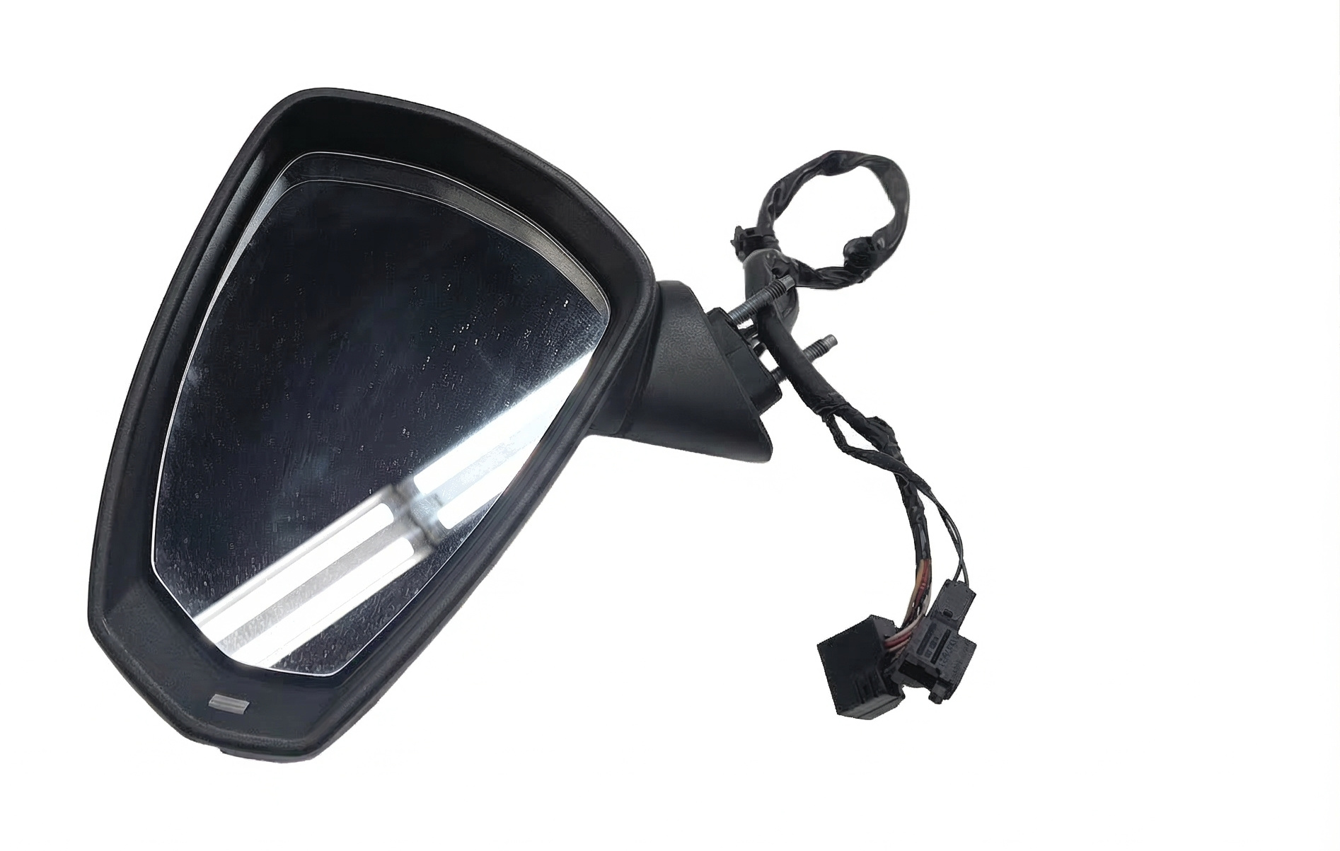 16-18 AUDI A3 E-TRON 8VF FRONT LEFT DRIVER HEATED BLIND SPOT DOOR MIRROR (Gray) — exact item pictured