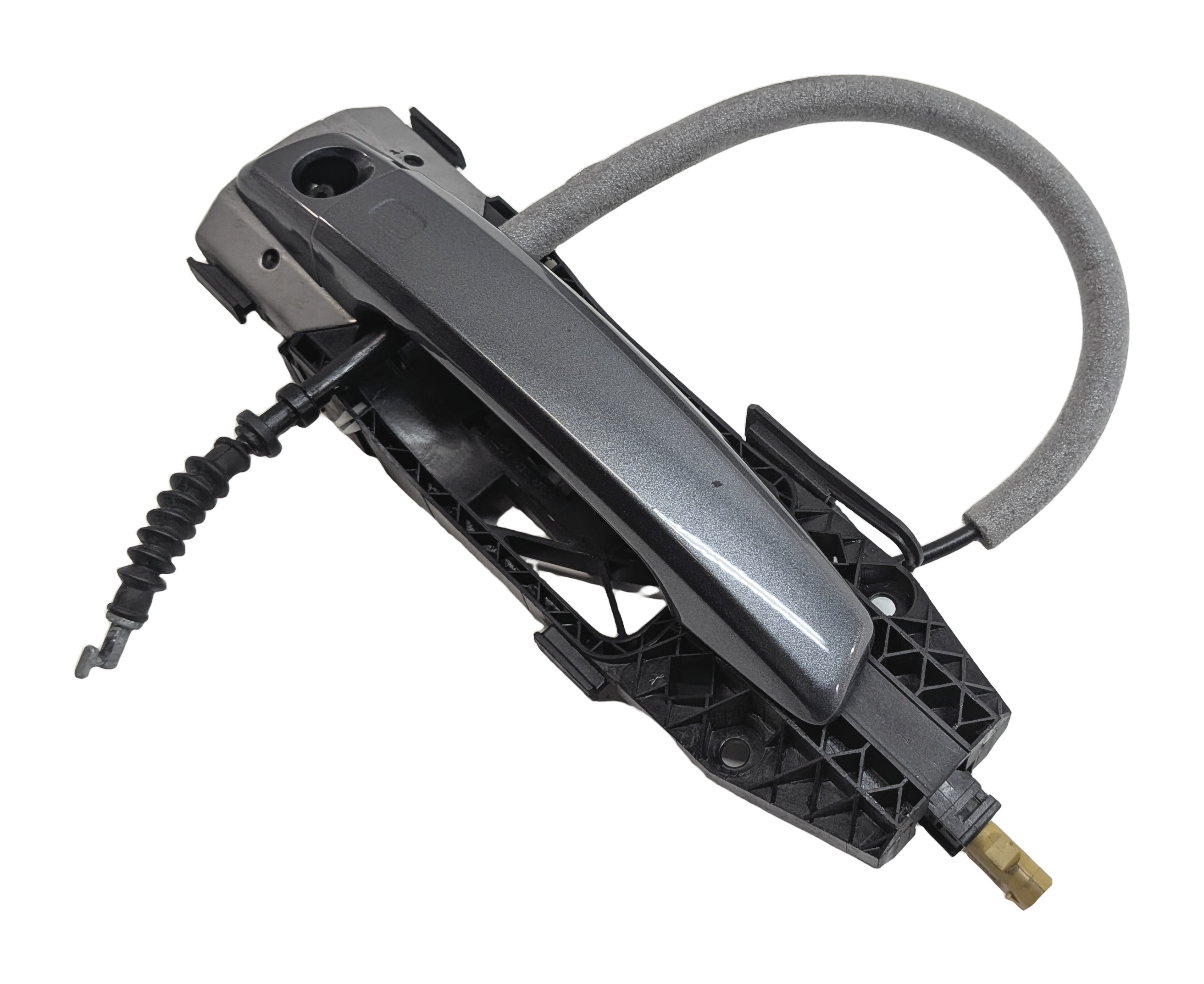15-18 AUDI A3 S3 RS3 TT (8V MK3) LEFT FRONT DRIVER KEYLESS DOOR HANDLE (Gray) — exact item pictured
