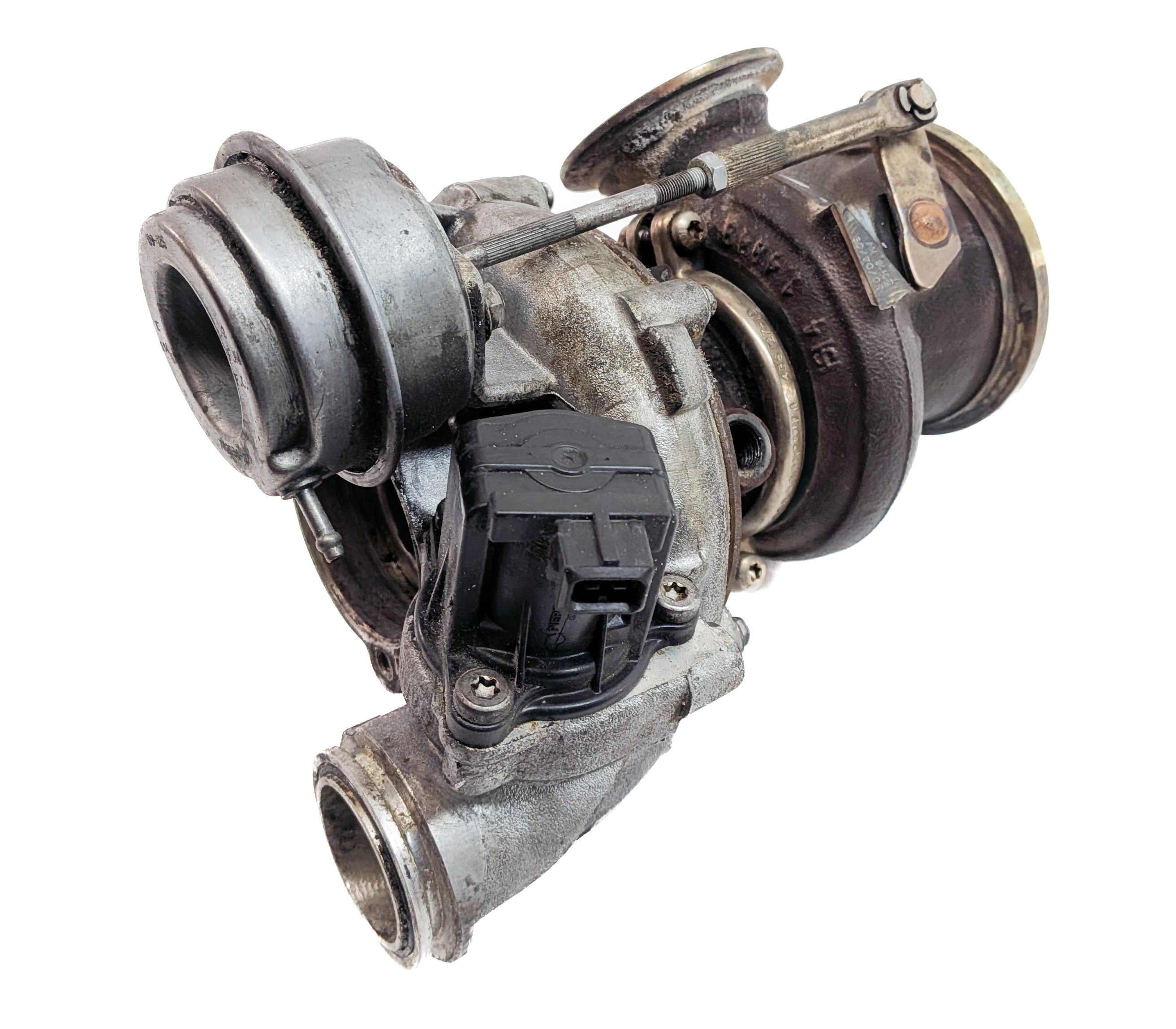 08-14 BMW 550i 750i X5 X6 (E70 E71 F01 F10) 4.4L N63 ENGINE RIGHT TURBOCHARGER — exact item pictured