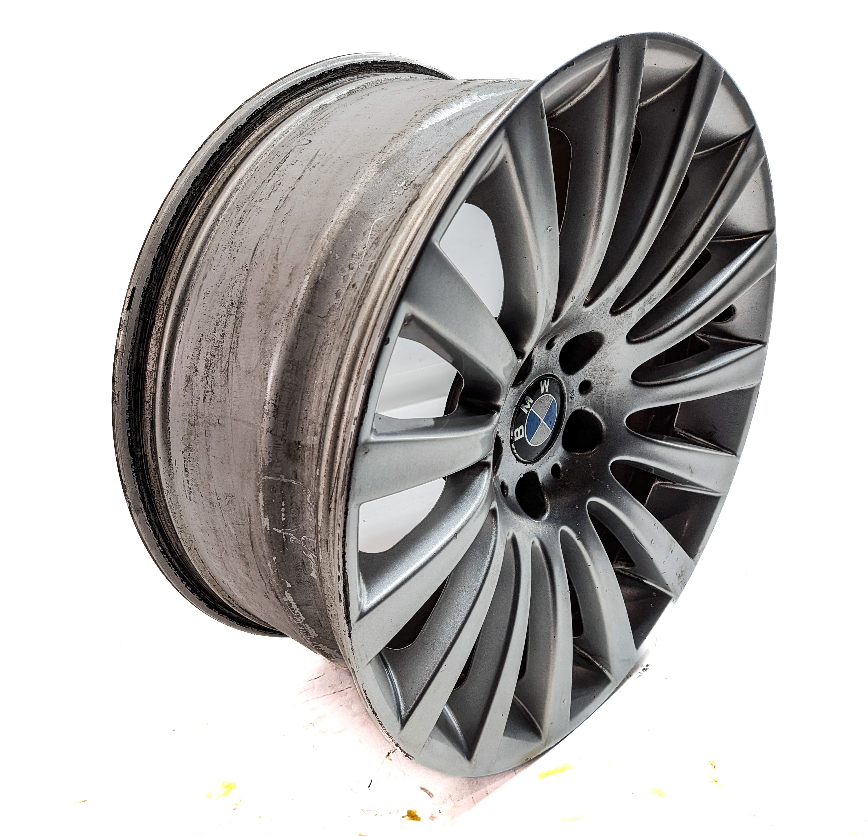 09-17 BMW 535iGT 550iGT 740i 750i 760i B7 (F01 F07) 19x8.5 15 SPOKE WHEEL RIM — exact item pictured