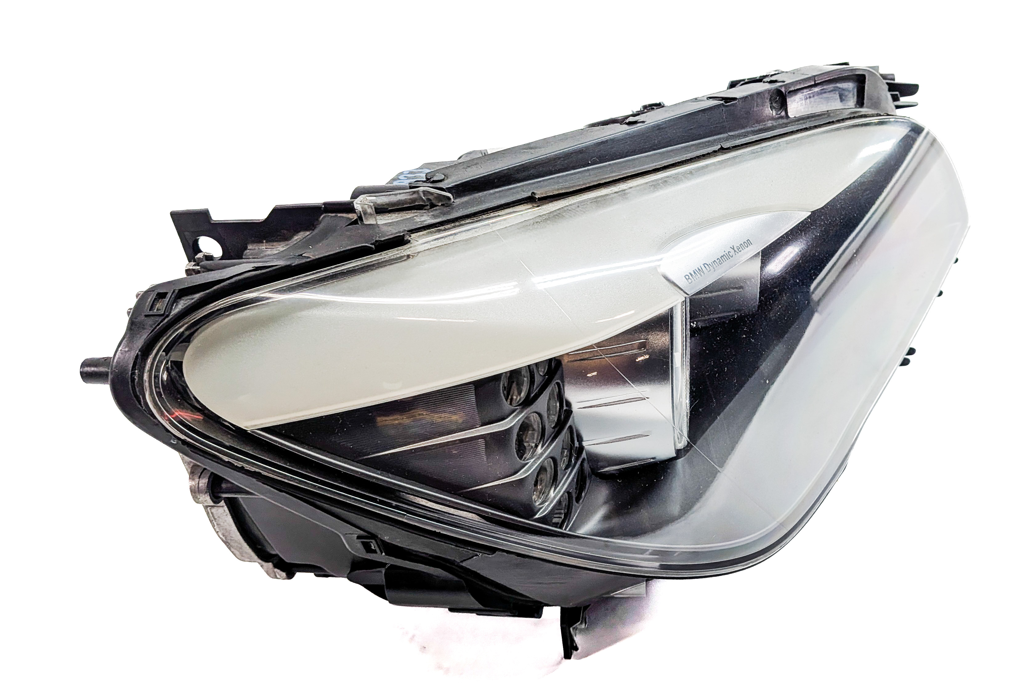 09-12 BMW 740i 750i 760i B7 (F01) RIGHT PASSENGER ADAPTIVE XENON HEADLIGHT LAMP — exact item pictured