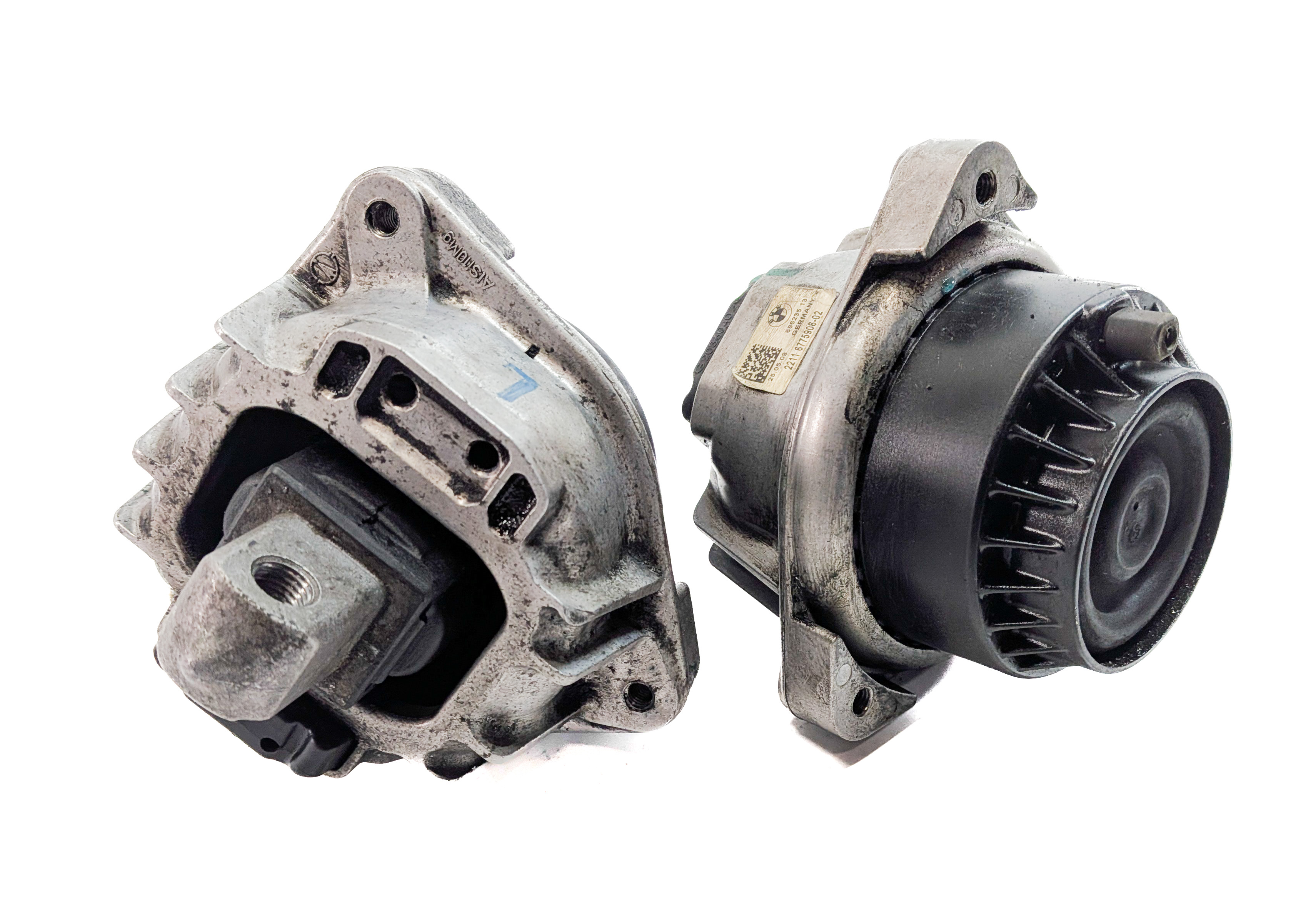2009 BMW 750I (F01) 4.4L (N63) ENGINE MOTOR SUPPORT MOUNT SET/2 — exact item pictured