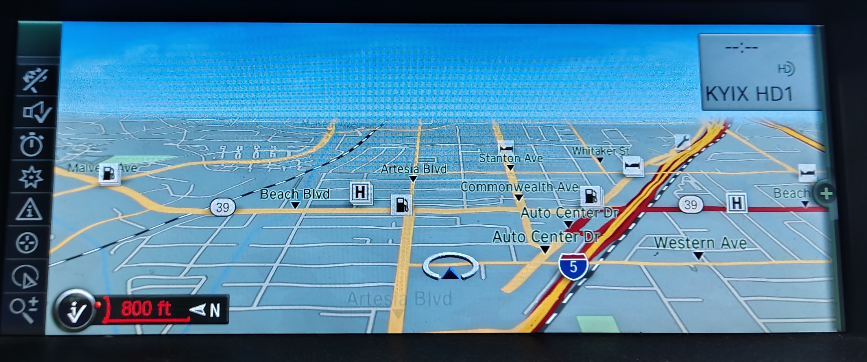 2009-2012 BMW 740i 750i 760i (F01) GPS NAVIGATION INFO DISPLAY SCREEN (10.25") — exact item pictured