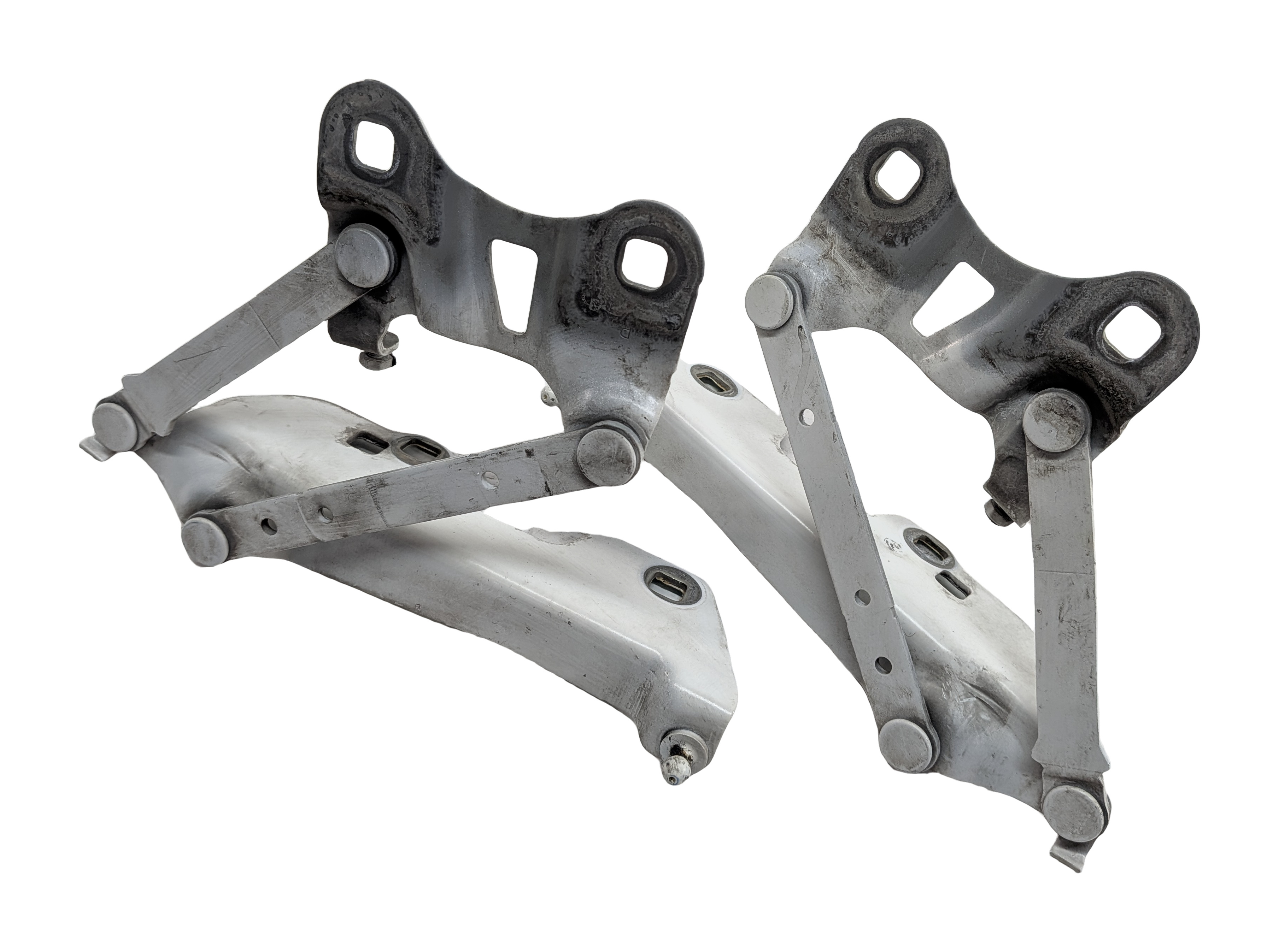 2013-2022 RANGE ROVER SPORT (L405 L494) LEFT & RIGHT HOOD HINGE SET (White) — exact item pictured