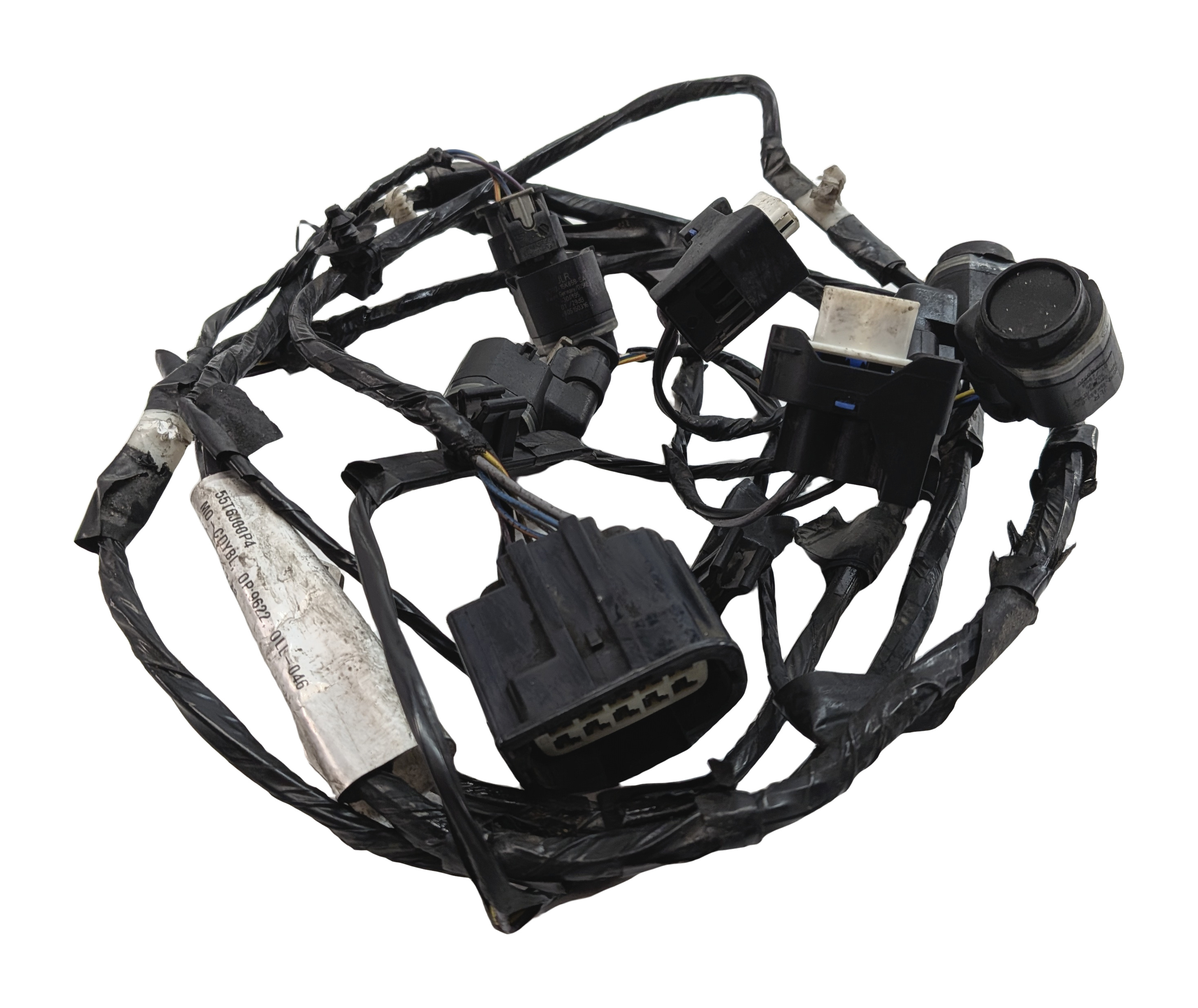 2015 ROVER SPORT (L494) FRONT PARK ASSIST PDC DISTANCE CONTROL WIRE SENSOR SET/4 — exact item pictured