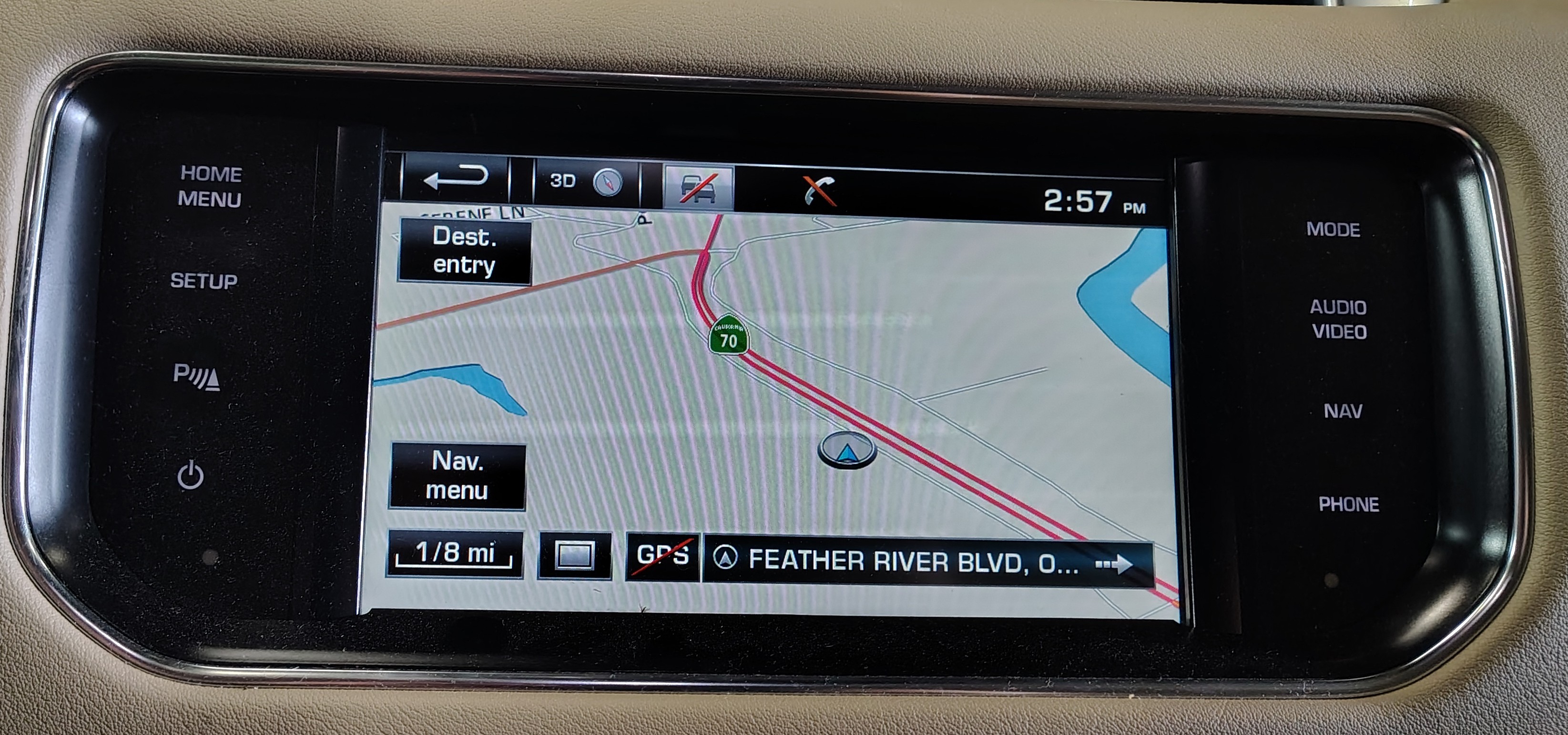 2015 RANGE ROVER SPORT (L494) INFO STEREO GPS NAVIGATION DISPLAY TOUCH SCREEN — exact item pictured