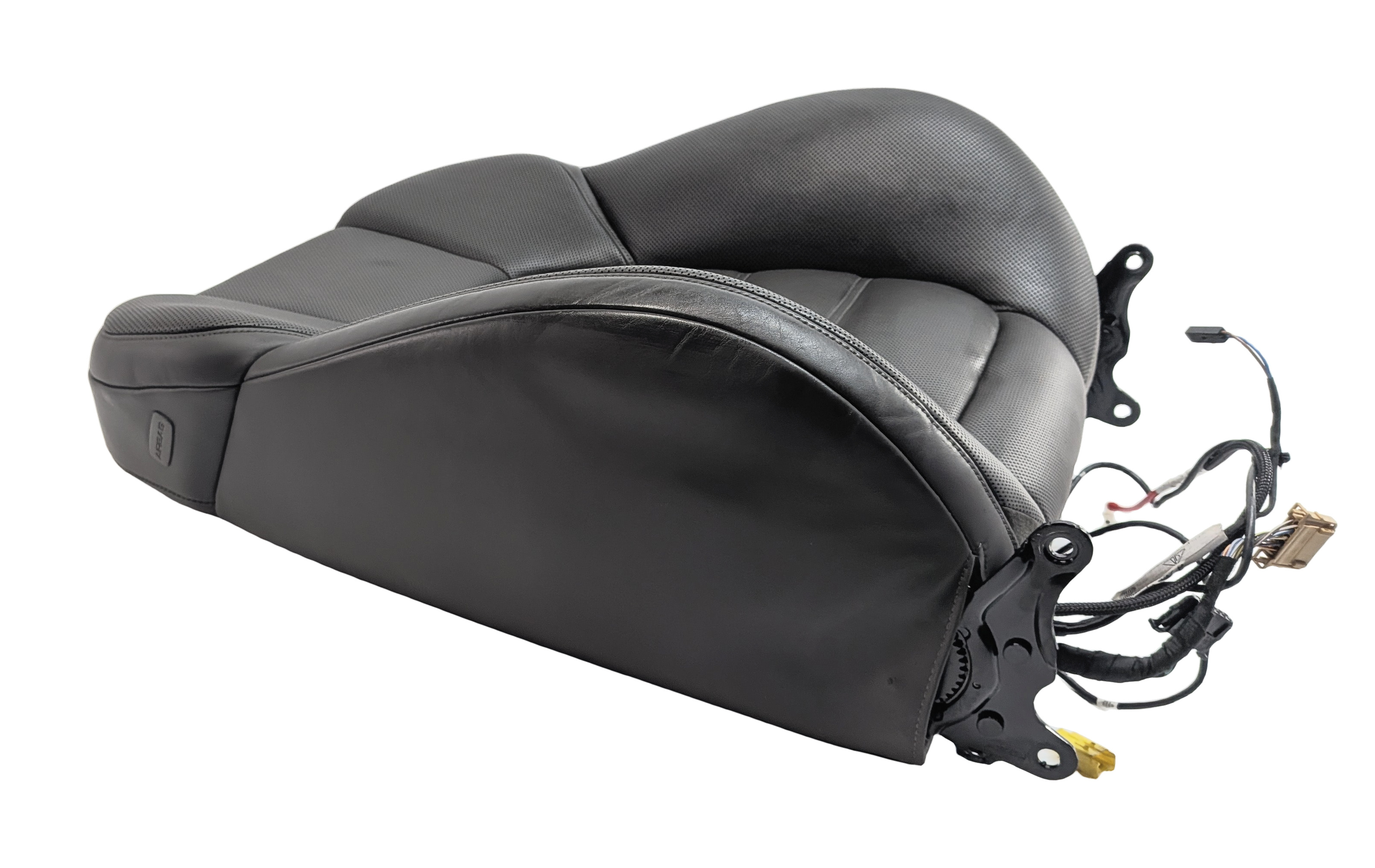 2015 PORSCHE MACAN (95B) FRONT RIGHT PASSENGER UPPER SEAT CUSHION (Grey) — exact item pictured