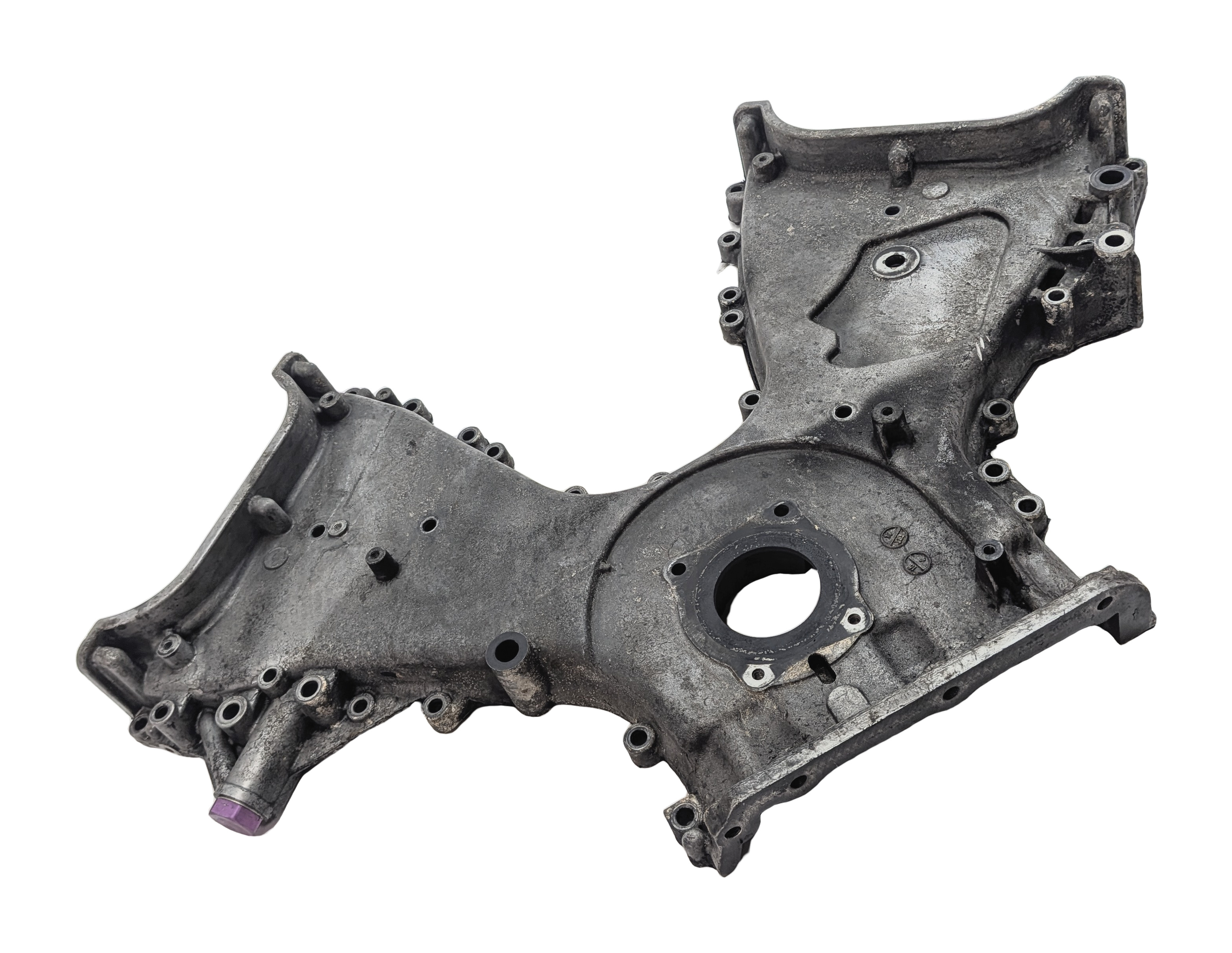 2015-2018 PORSCHE CAYENNE MACAN (958 95B) 3.0L 3.6L TURBO ENGINE TIMING COVER — exact item pictured