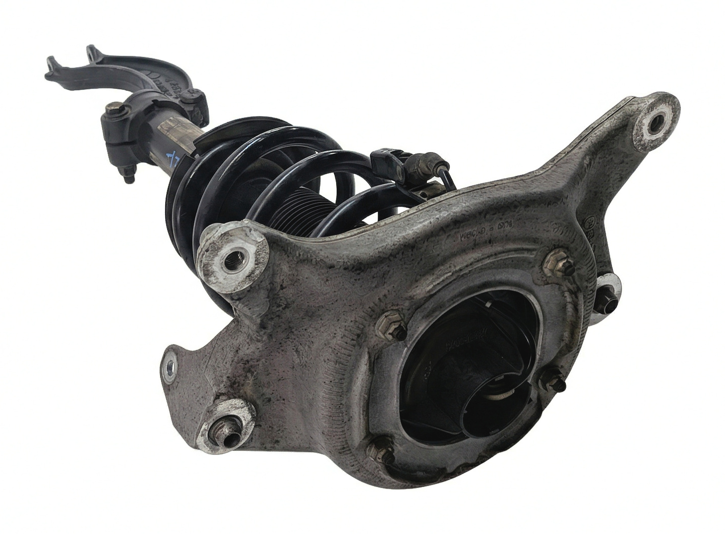 15-18 PORSCHE MACAN (95B) FRONT LEFT DRIVER STANDARD SUSPENSION COIL SHOCK STRUT — exact item pictured