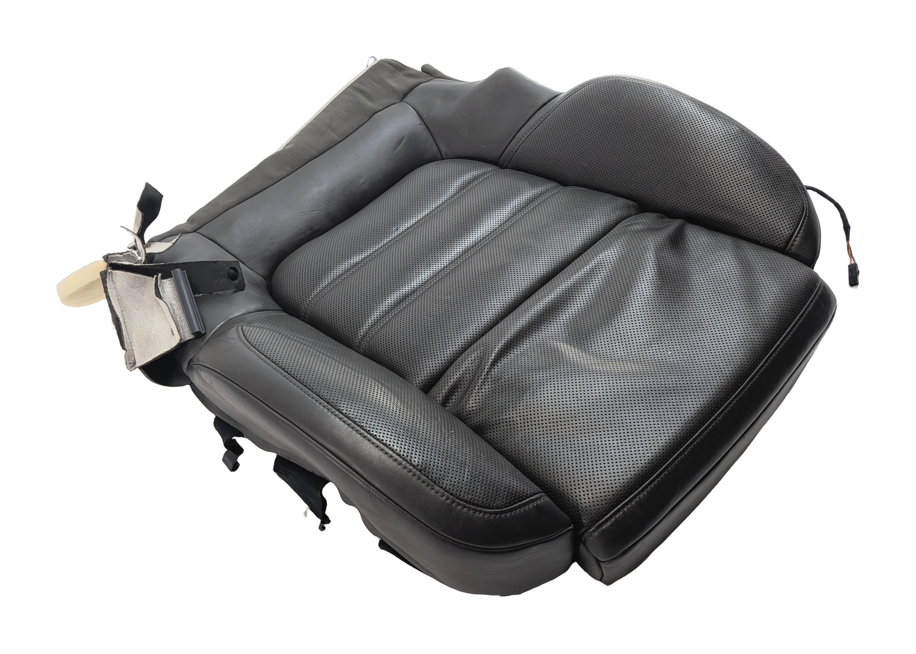 2015 PORSCHE MACAN (95B) FRONT RIGHT PASSENGER LOWER SEAT CUSHION PAD (Grey) — exact item pictured