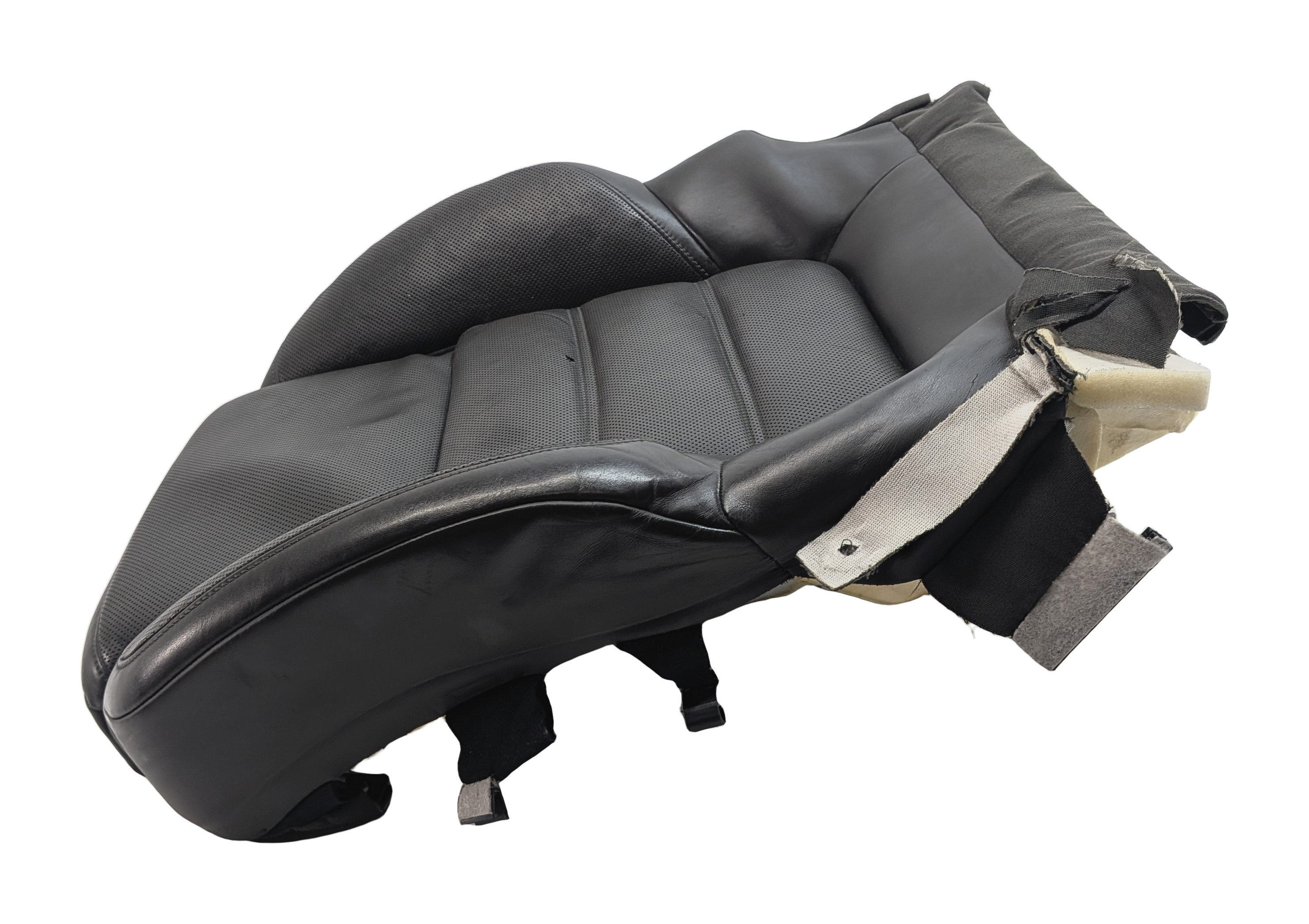2015 PORSCHE MACAN (95B) FRONT LEFT DRIVER LOWER SEAT CUSHION PAD (Grey) — exact item pictured