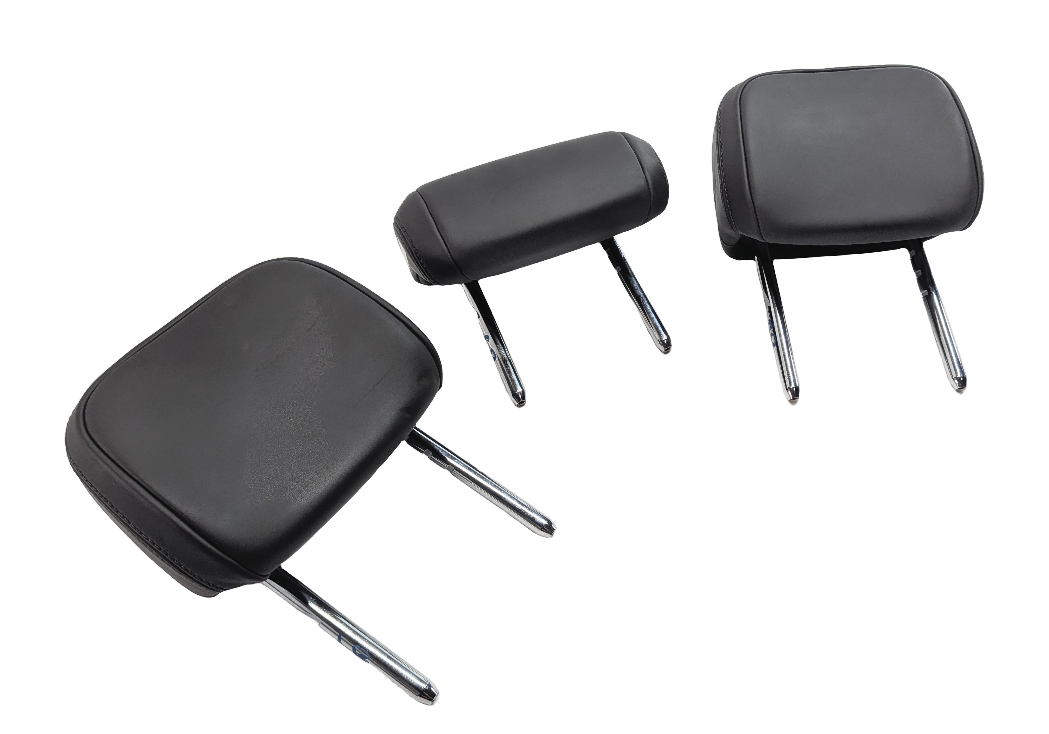 2015-2024 PORSCHE MACAN (95B) REAR LEFT CENTER RIGHT SEAT HEADREST SET/3 (Grey) — exact item pictured